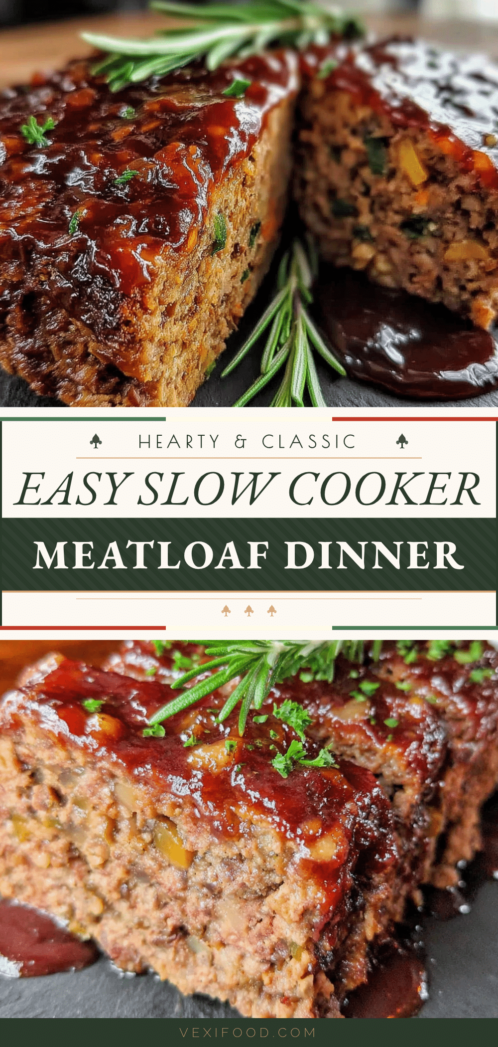 slow cooker beef and vegetable meatloaf recipe