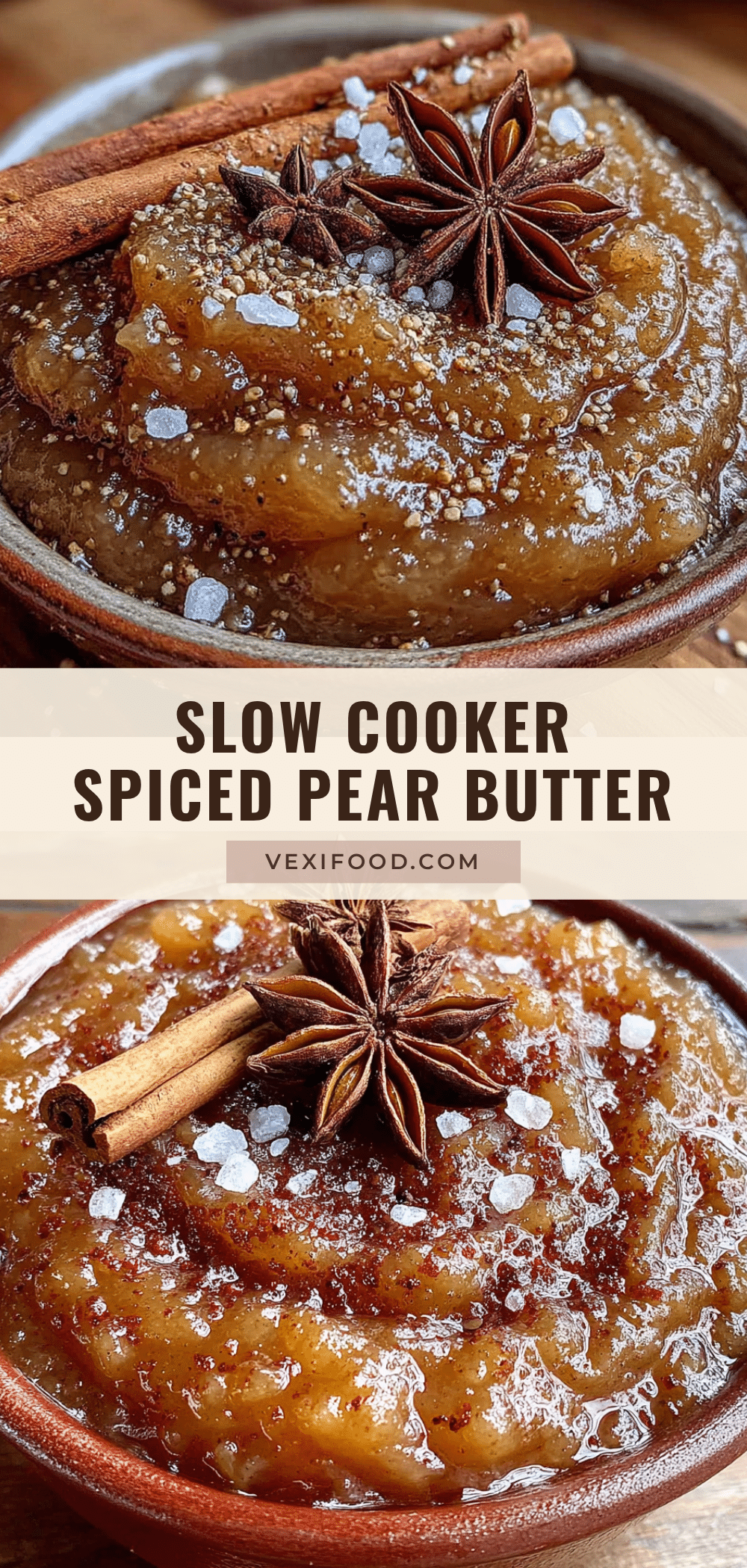 slow cooker spiced pear butter recipe