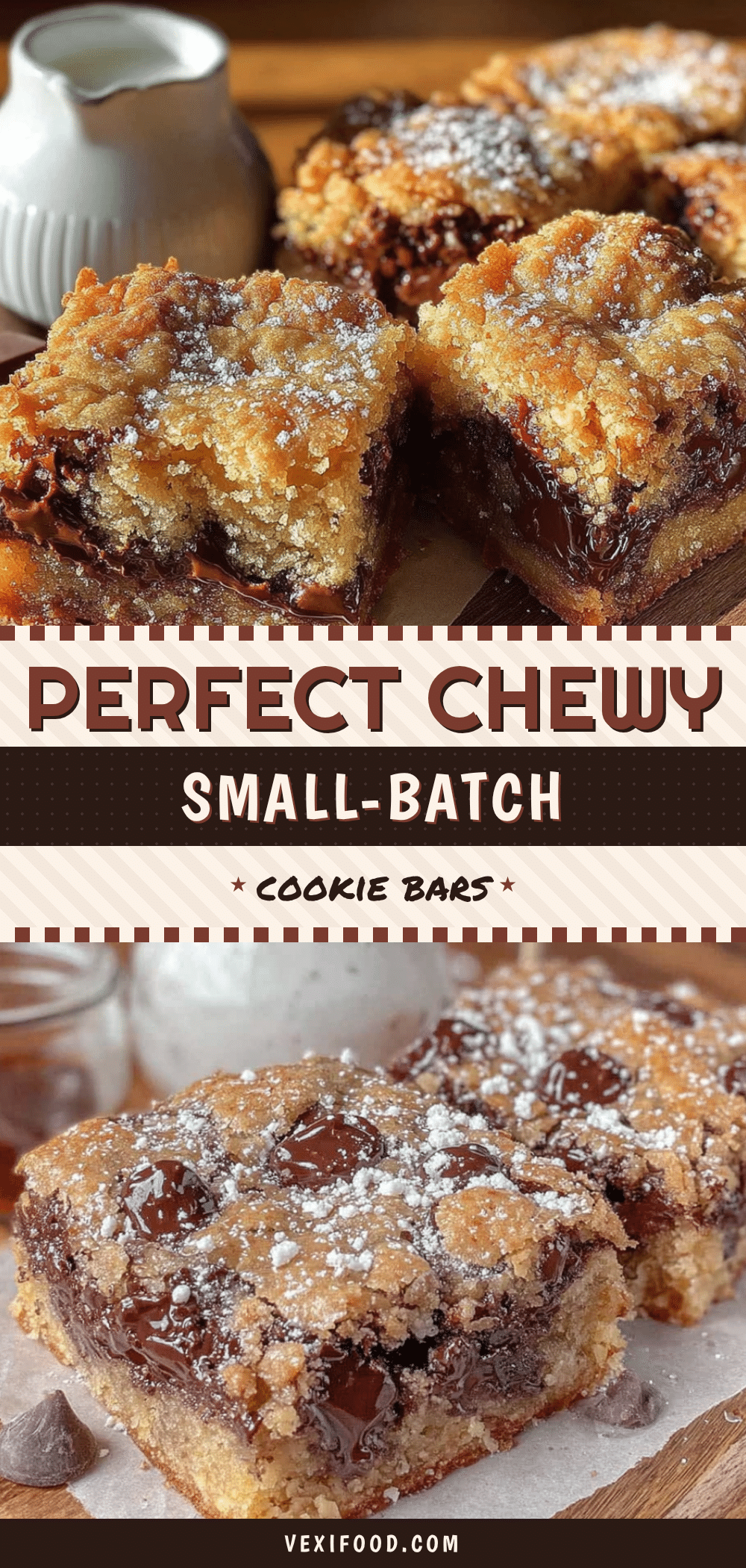 small-batch chocolate chip cookie bars recipe