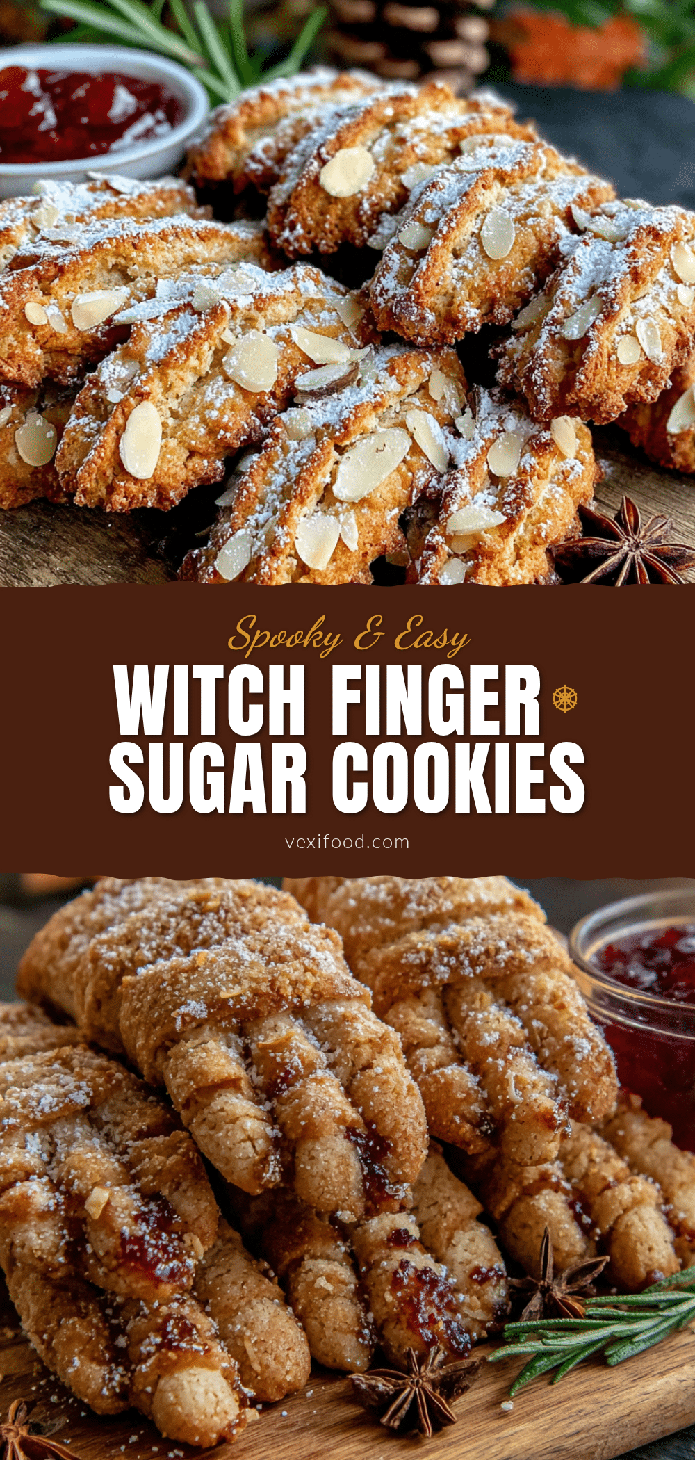 witch finger sugar cookies recipe