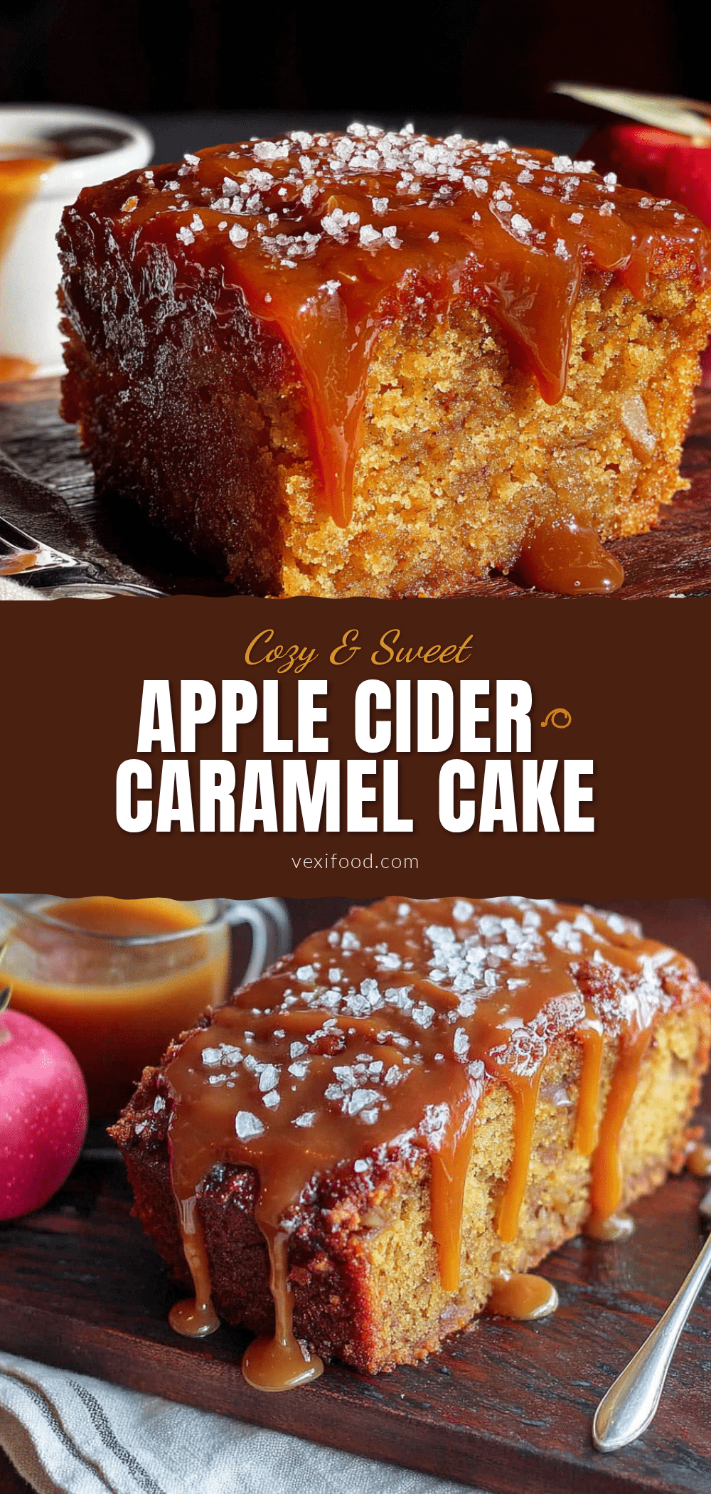 apple cider caramel cake recipe