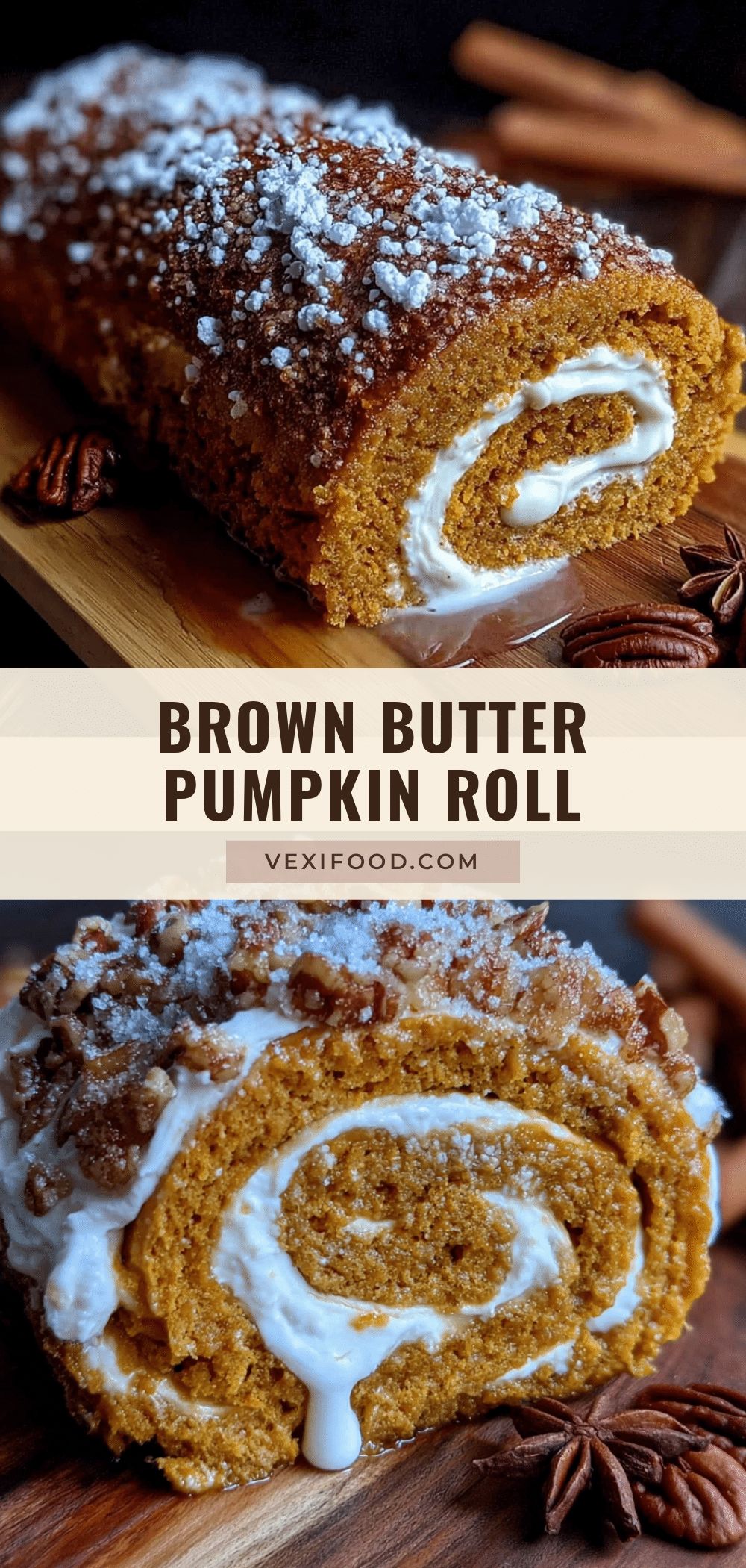 brown butter pumpkin roll recipe
