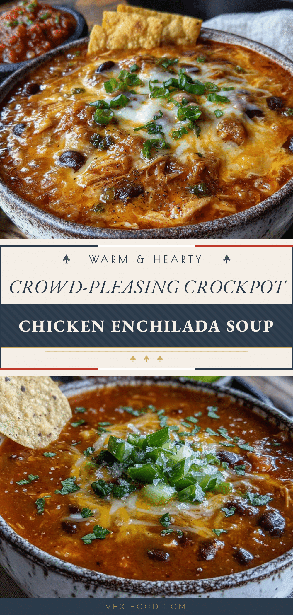 crockpot chicken enchilada soup recipe