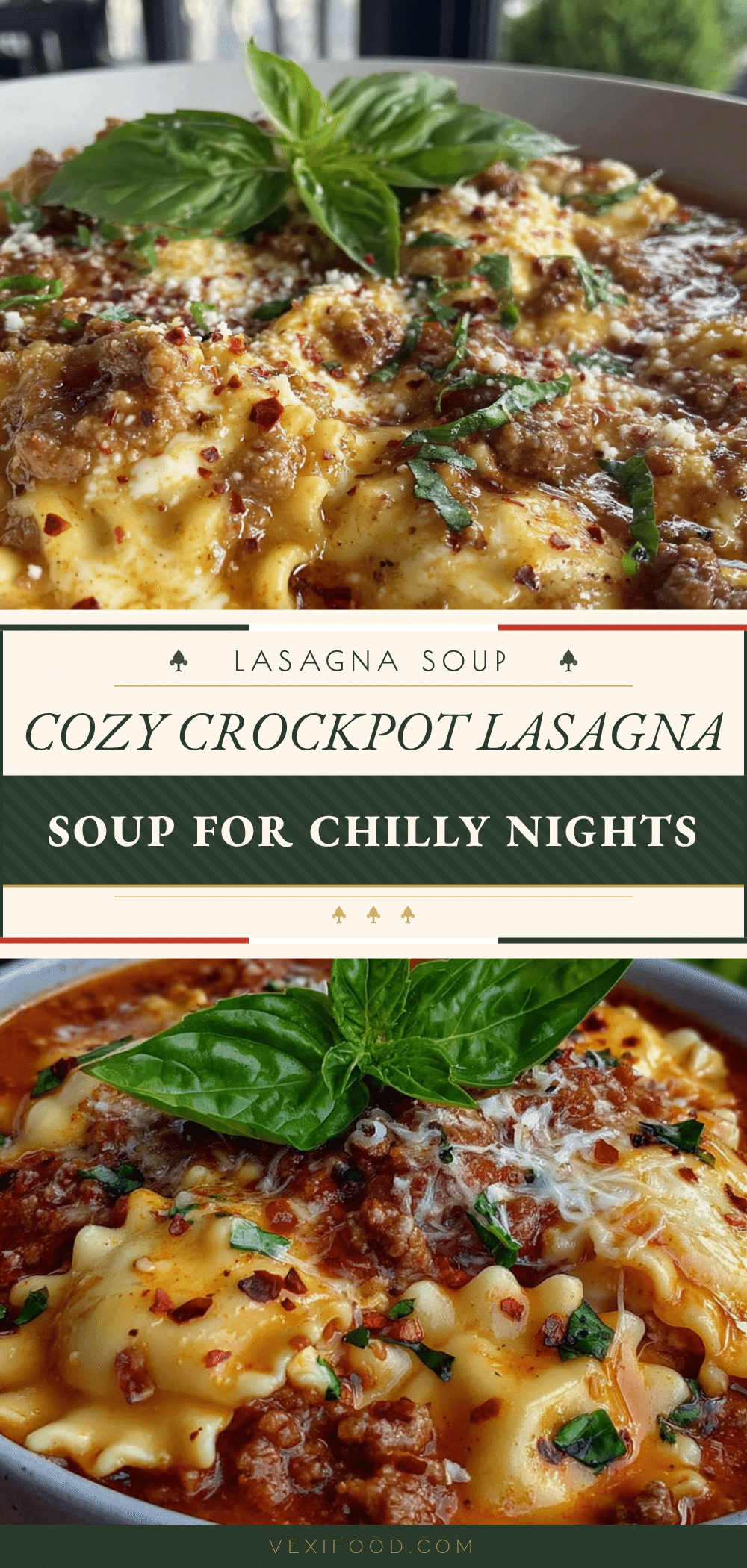 crockpot lasagna soup recipe