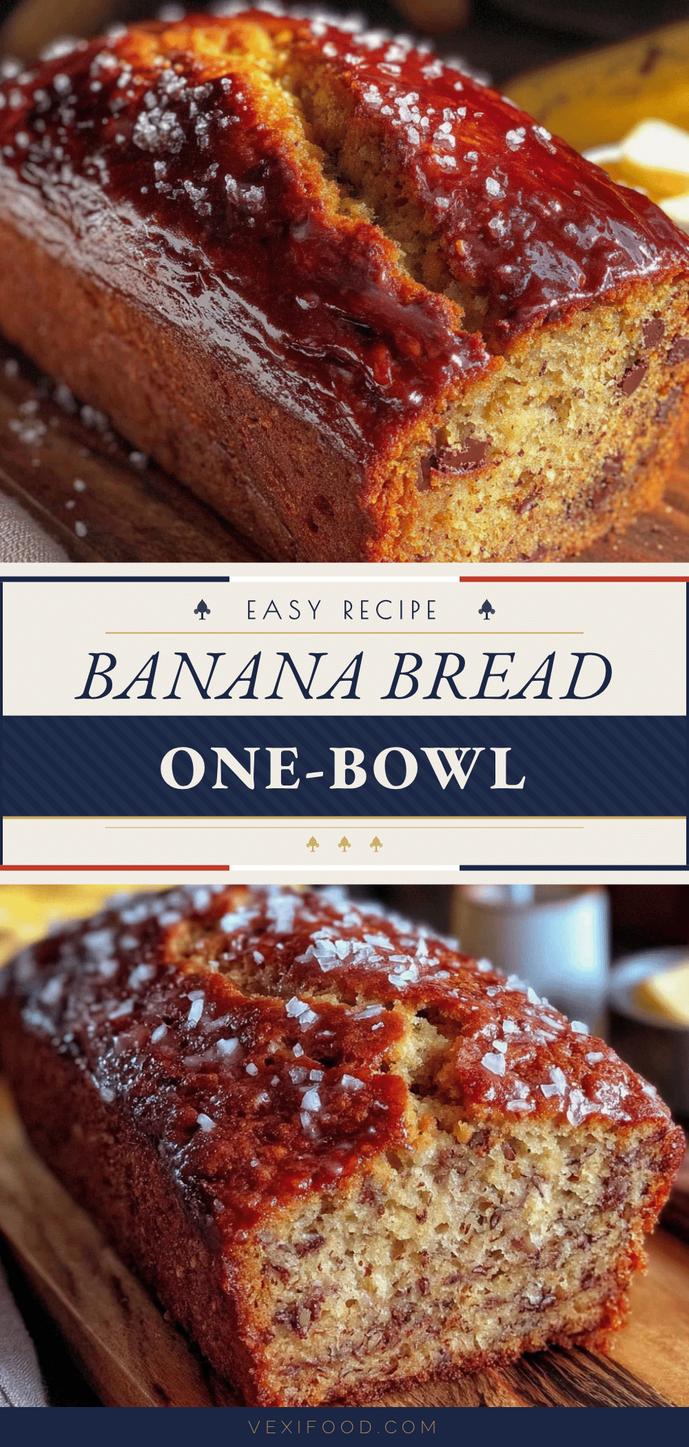 easy one-bowl banana bread recipe