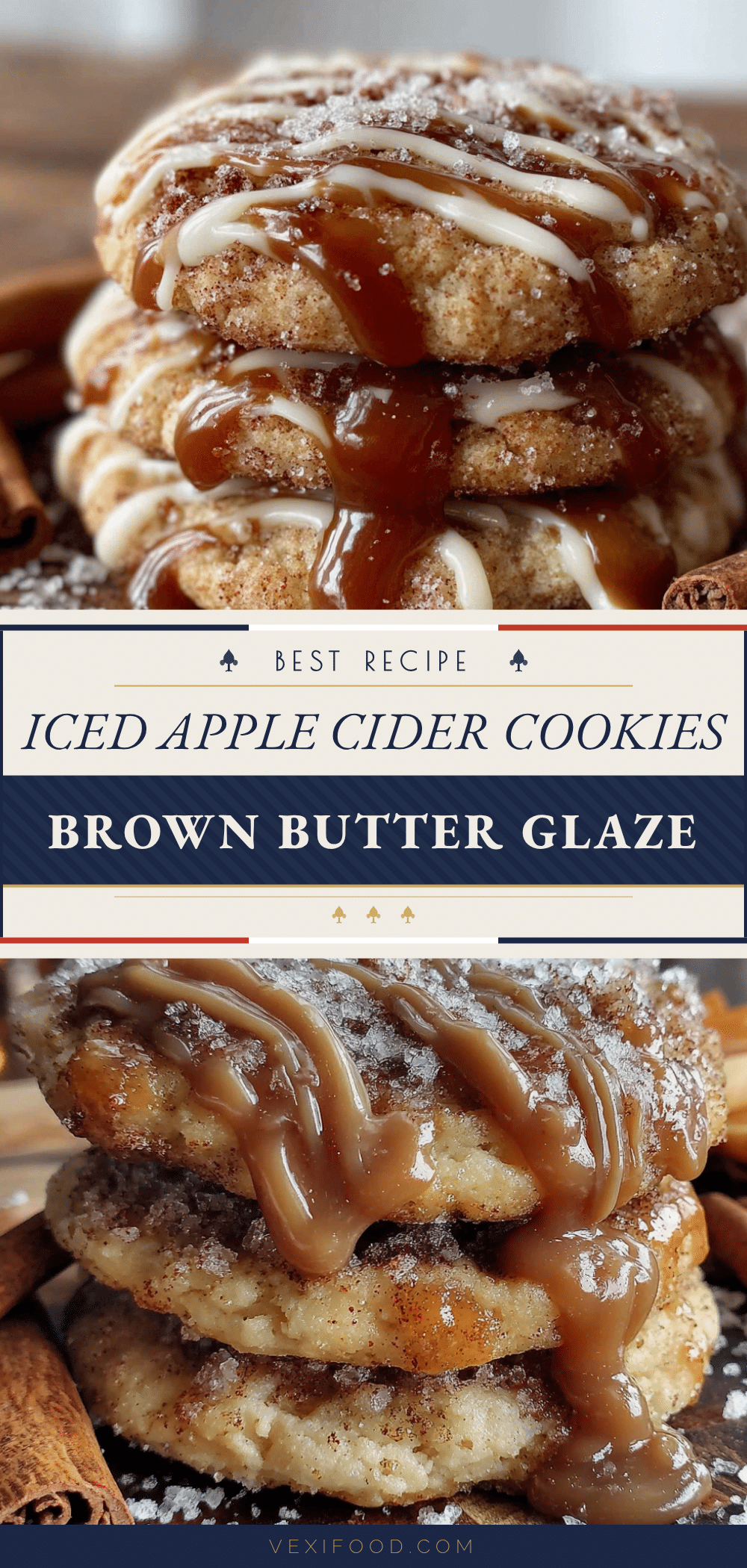 iced apple cider cookies recipe
