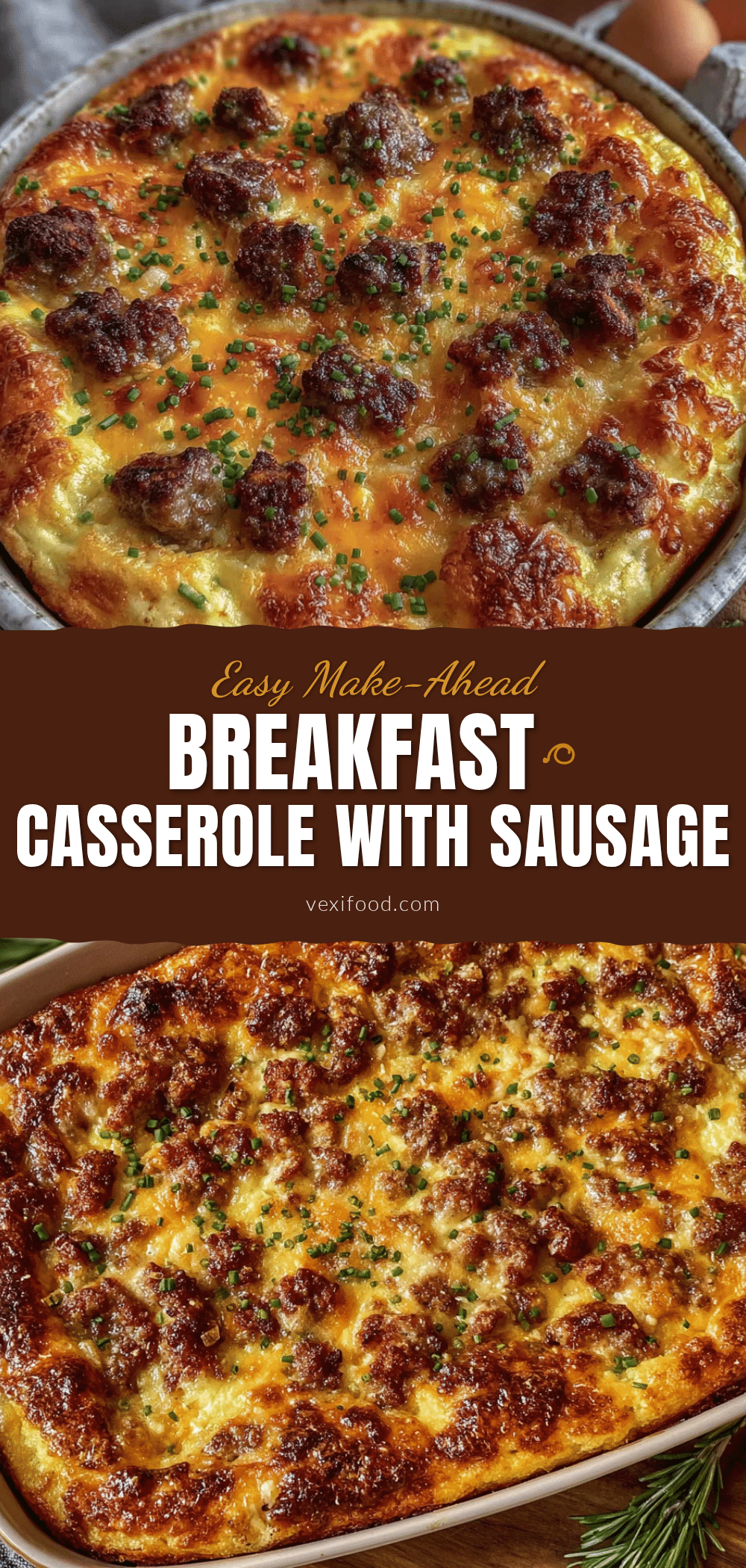 make-ahead breakfast casserole with sausage recipe
