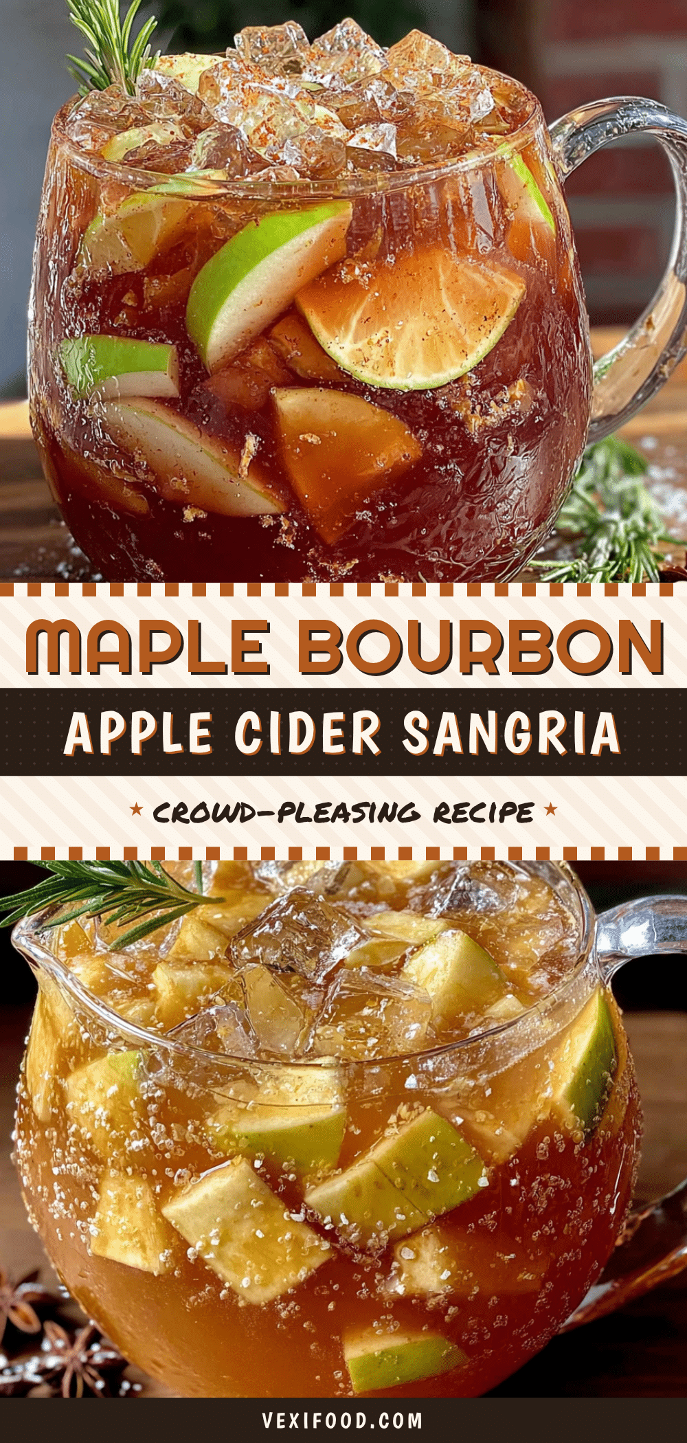 maple bourbon apple cider sangria recipe