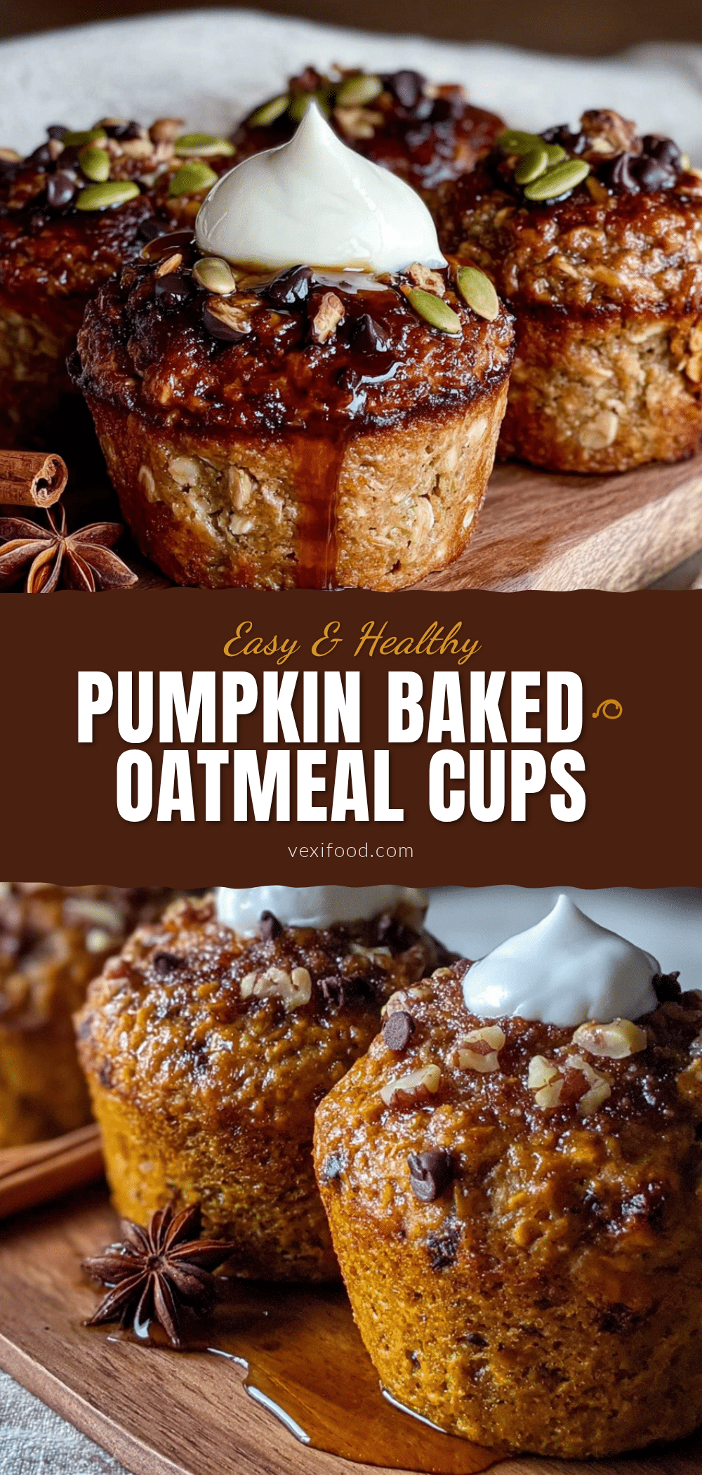 pumpkin baked oatmeal cups recipe
