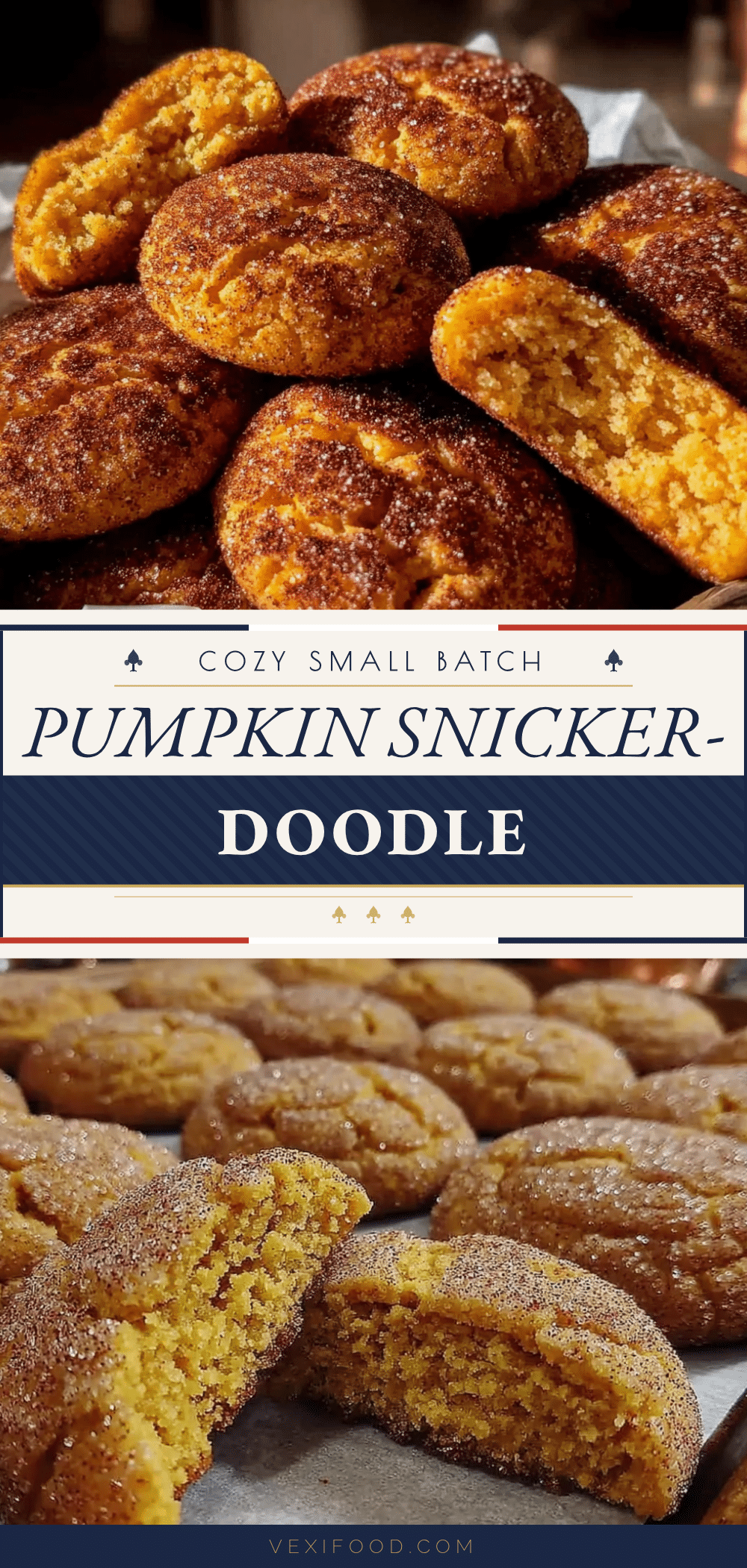 pumpkin snickerdoodle cookies recipe