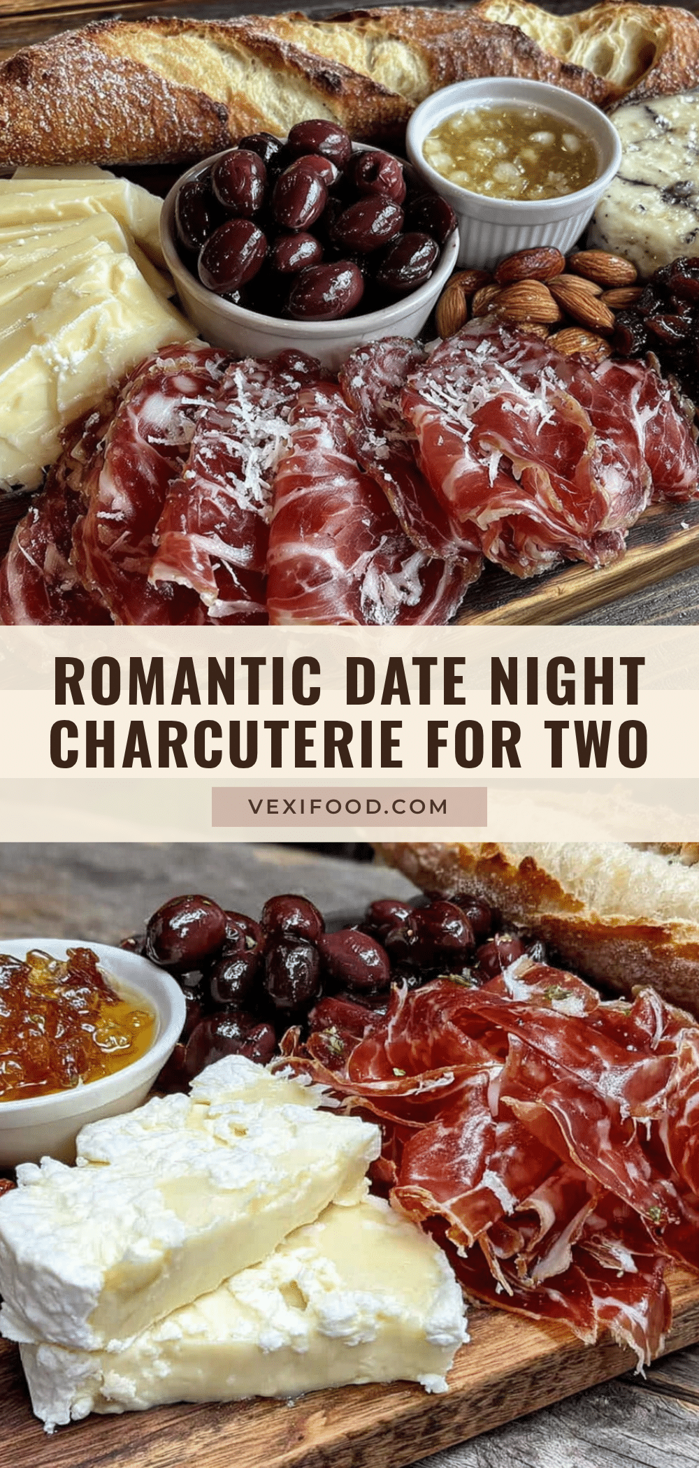 romantic charcuterie board for two recipe
