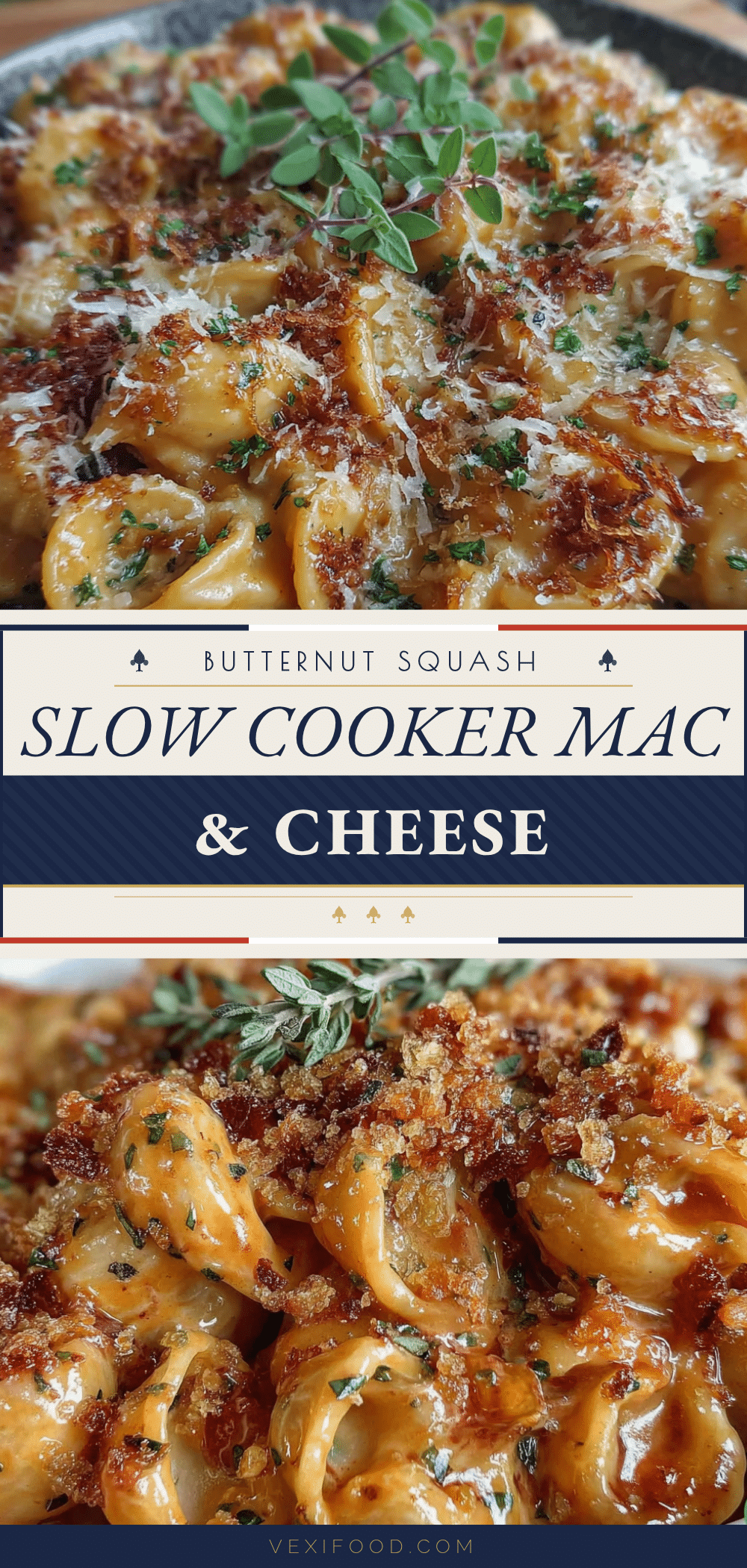 slow cooker butternut squash mac and cheese recipe