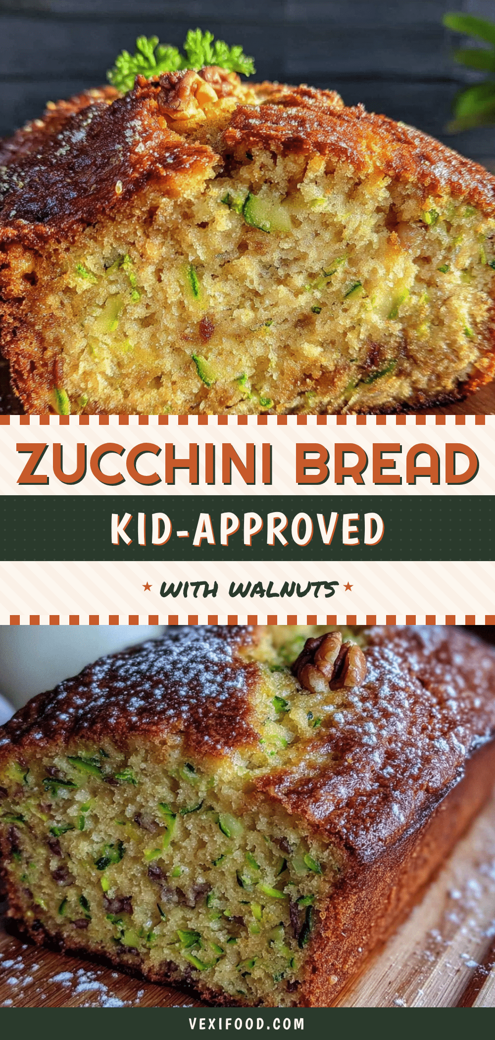 zucchini bread with walnuts recipe