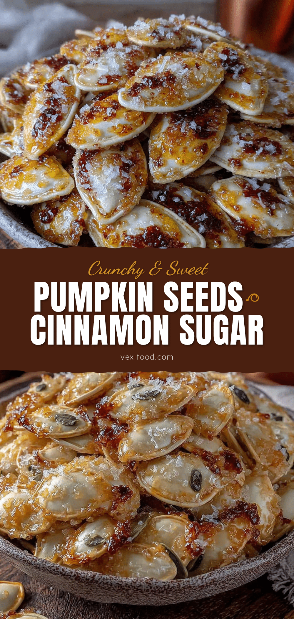 cinnamon sugar pumpkin seeds recipe