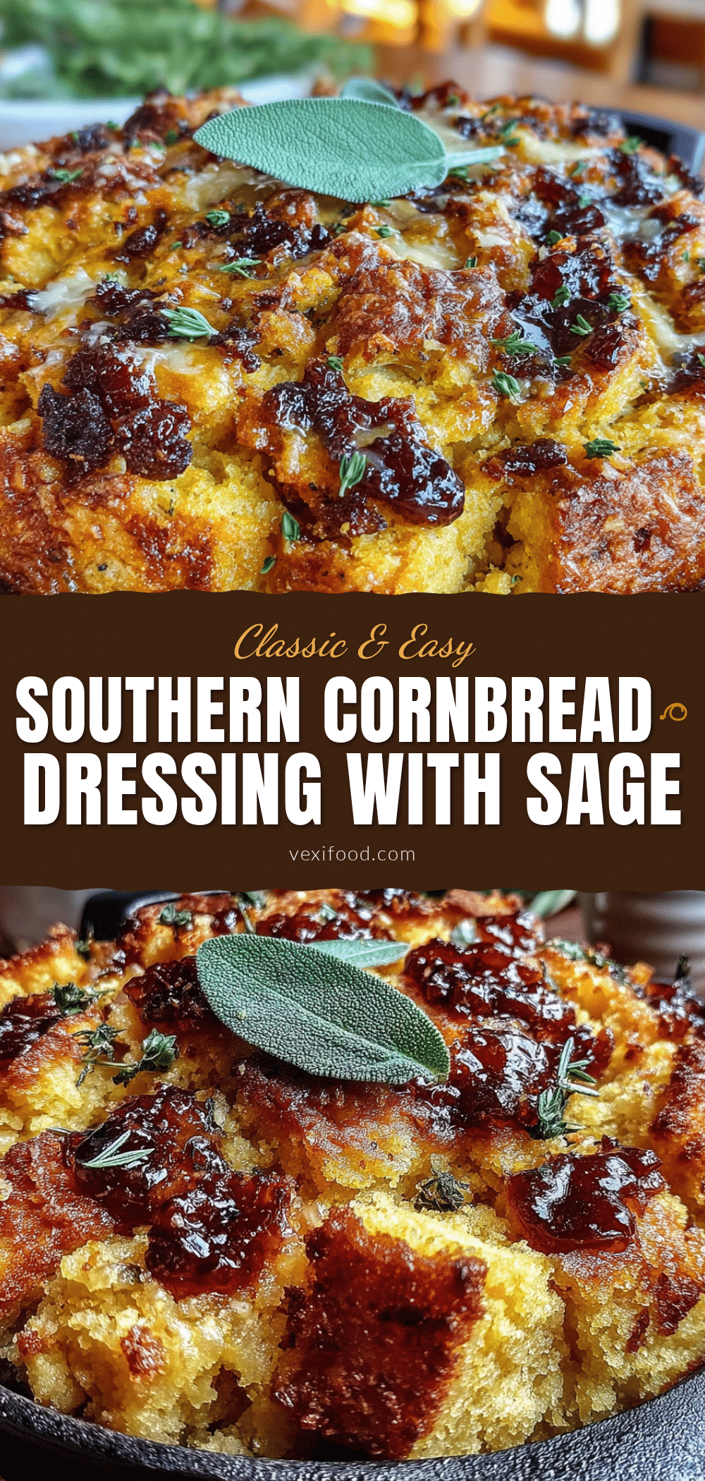Classic Southern Cornbread Dressing with Sage recipe