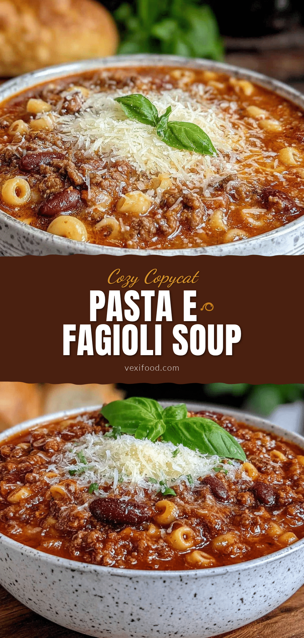 Copycat Olive Garden Pasta e Fagioli Soup recipe