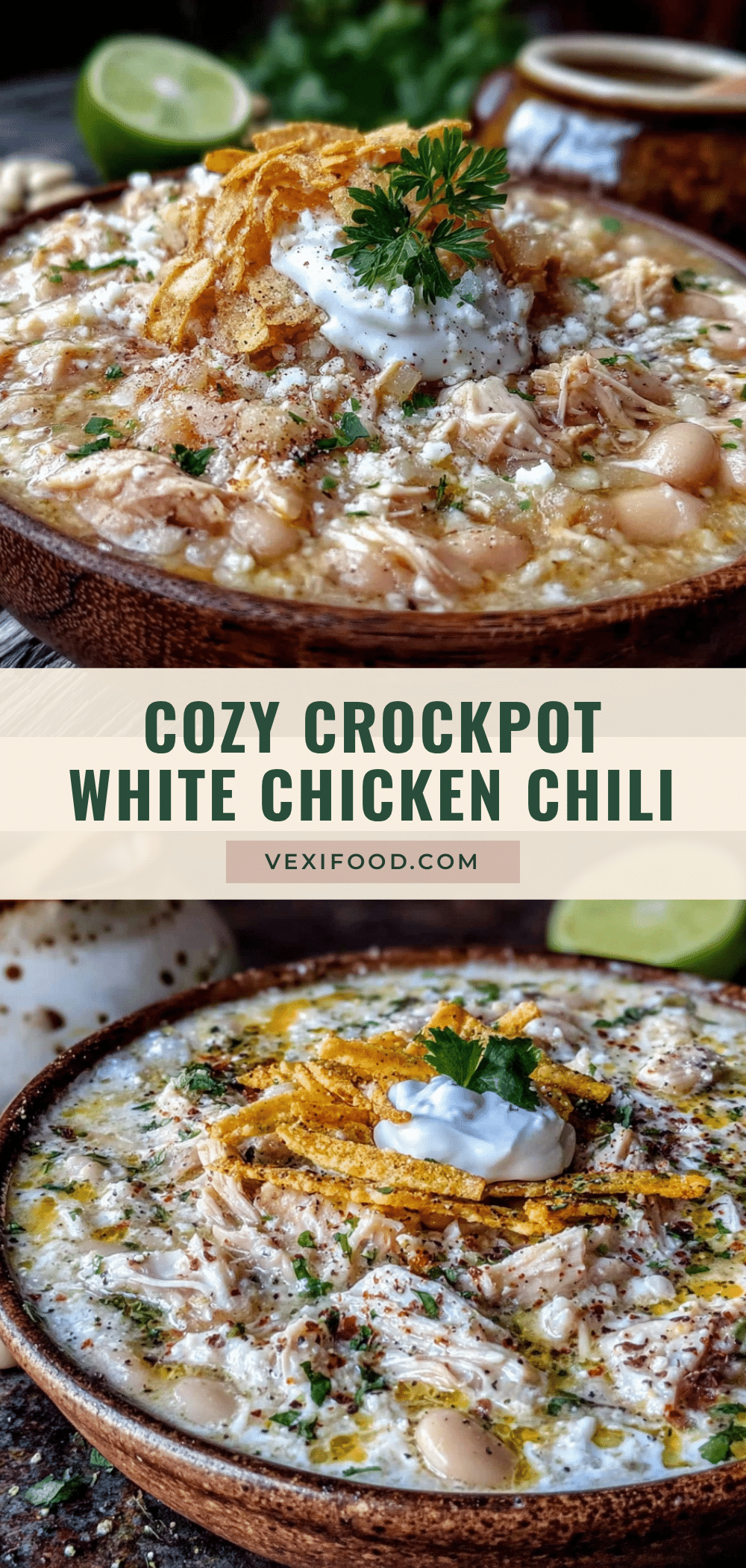 crockpot white chicken chili with cream cheese recipe