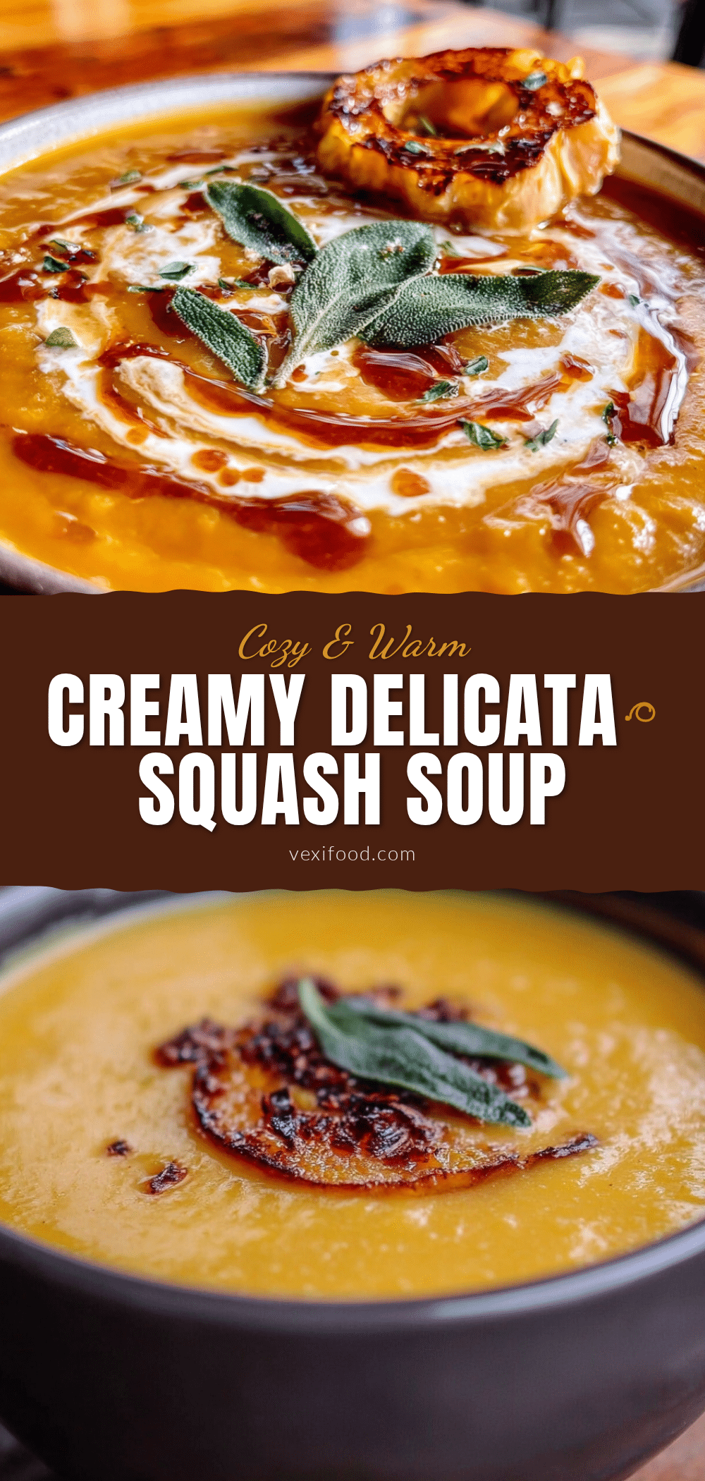 delicata squash soup with brown butter recipe