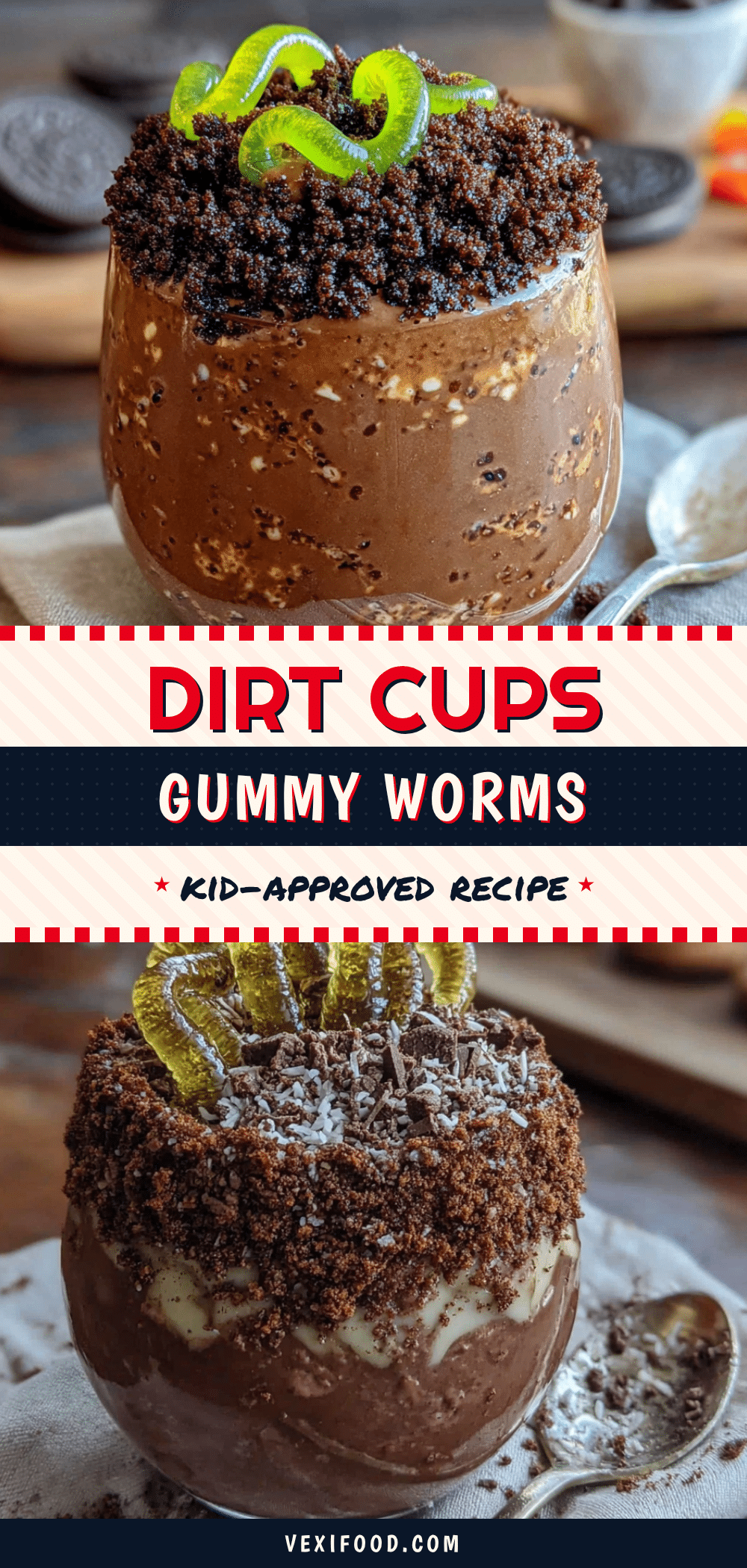 halloween dirt cups recipe