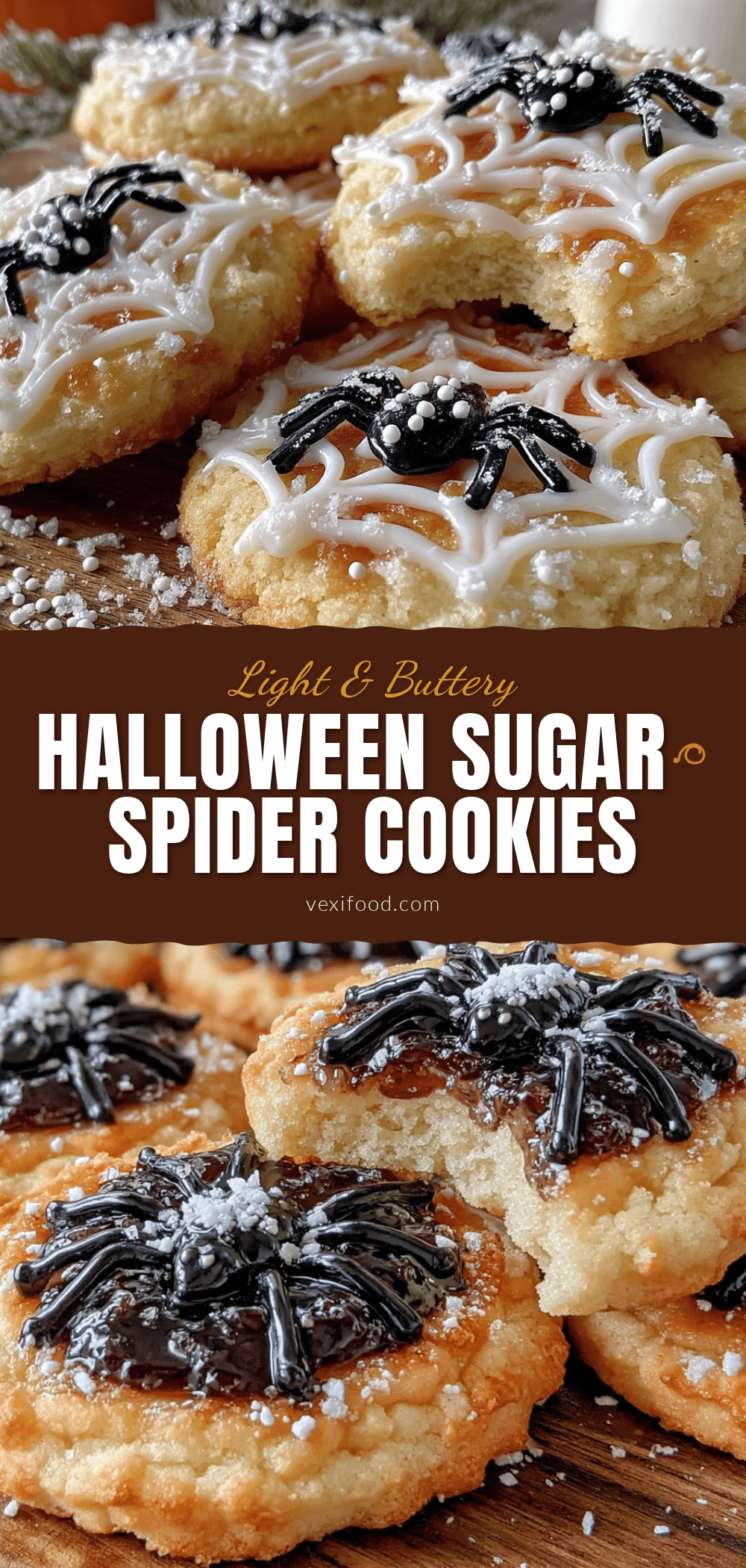 halloween spider cookies recipe