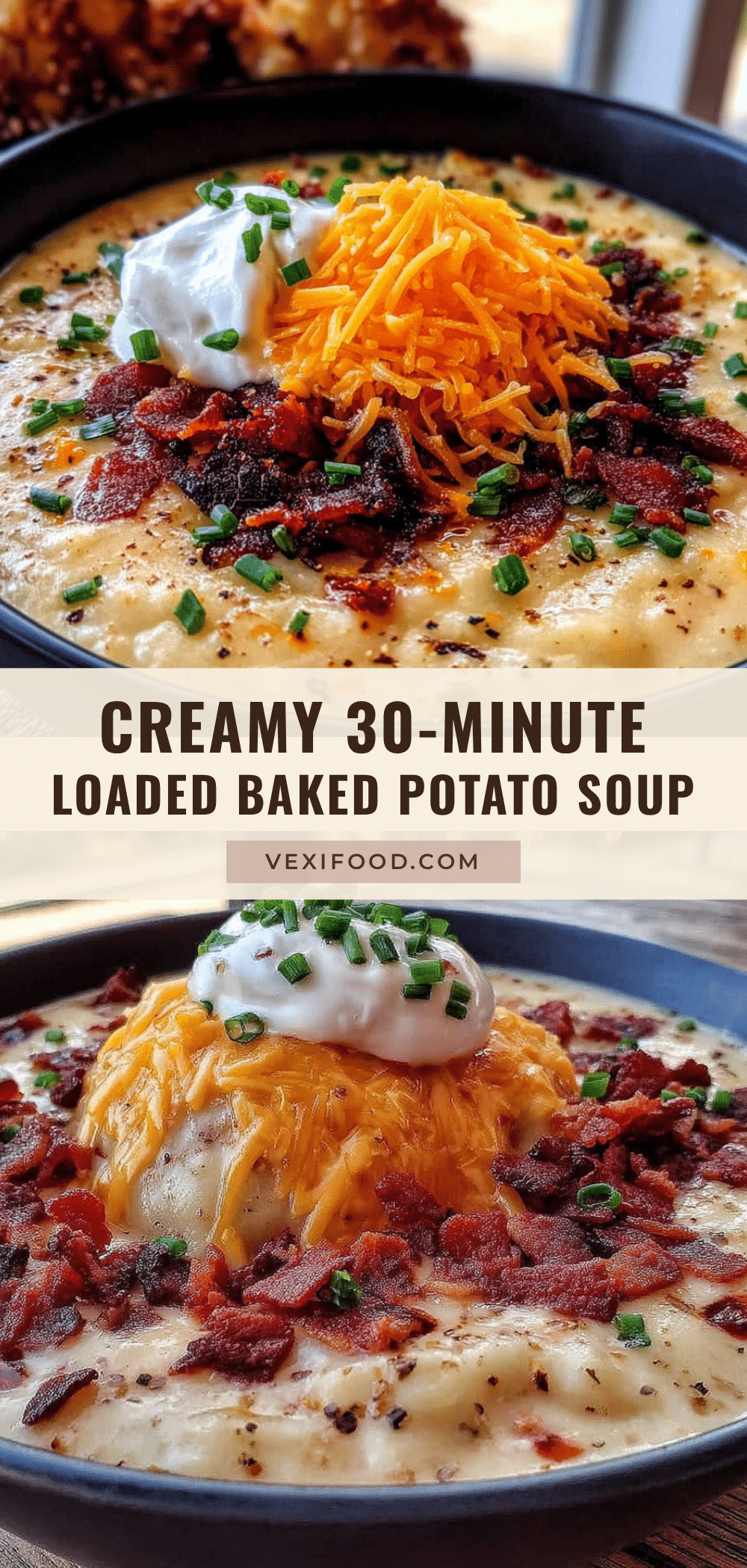 loaded baked potato soup recipe