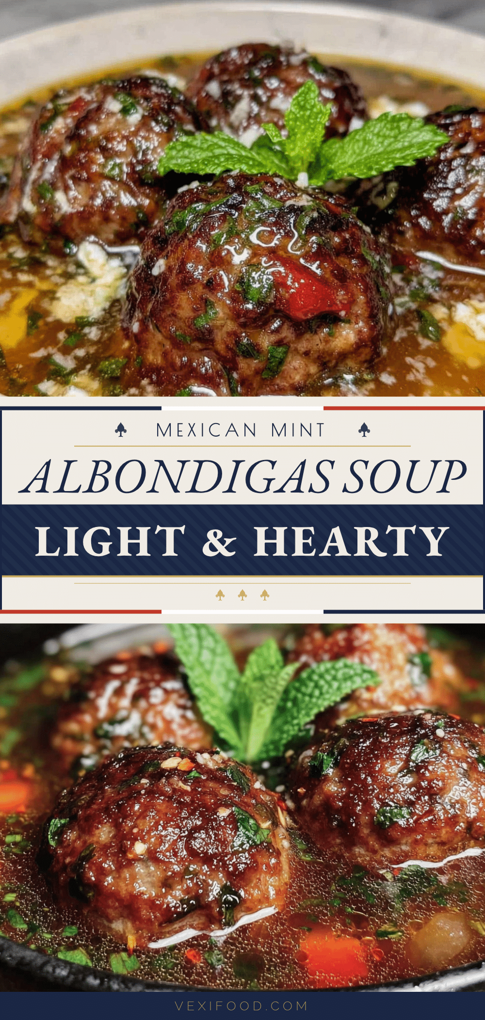 mexican albondigas soup with mint recipe