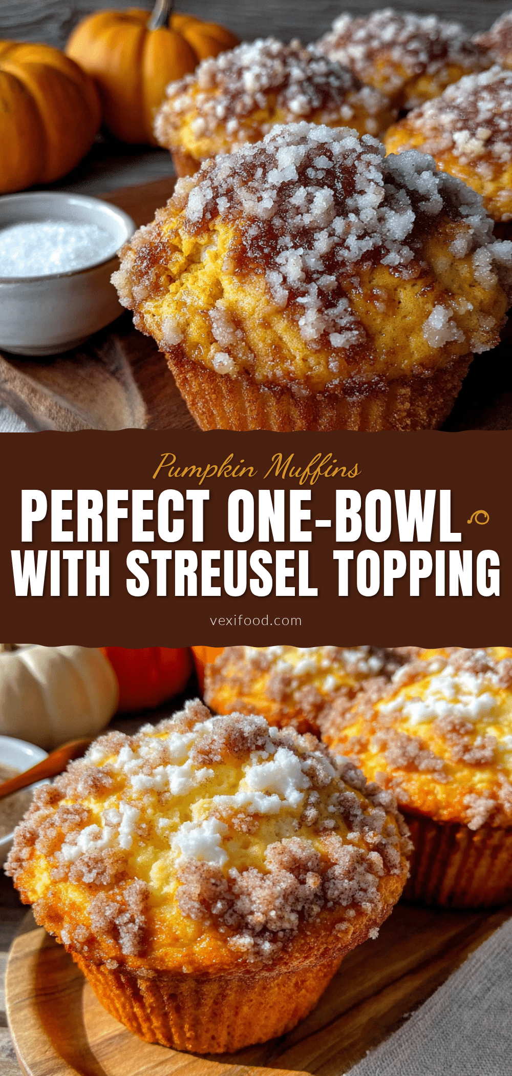 one-bowl pumpkin muffins recipe