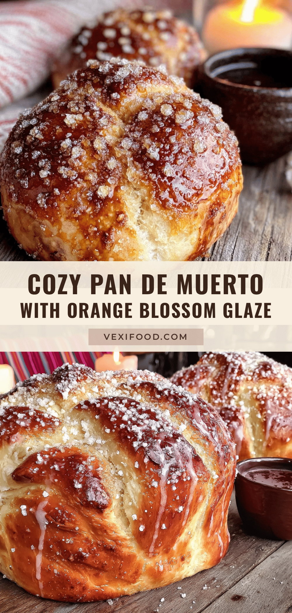 pan de muerto with orange blossom glaze recipe