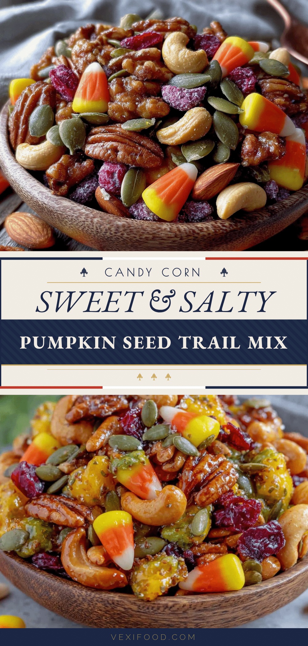 pumpkin seed trail mix with candy corn recipe