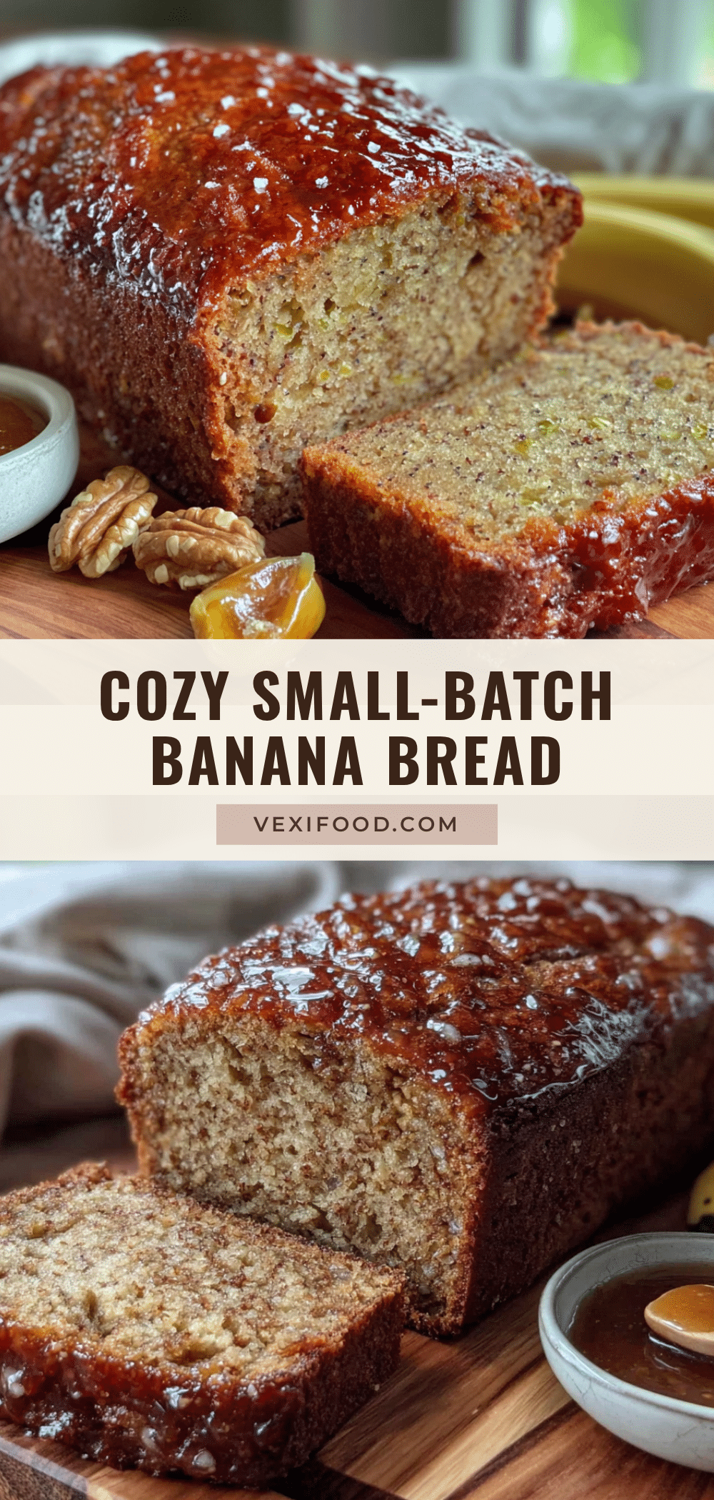 small-batch banana bread with browned butter recipe