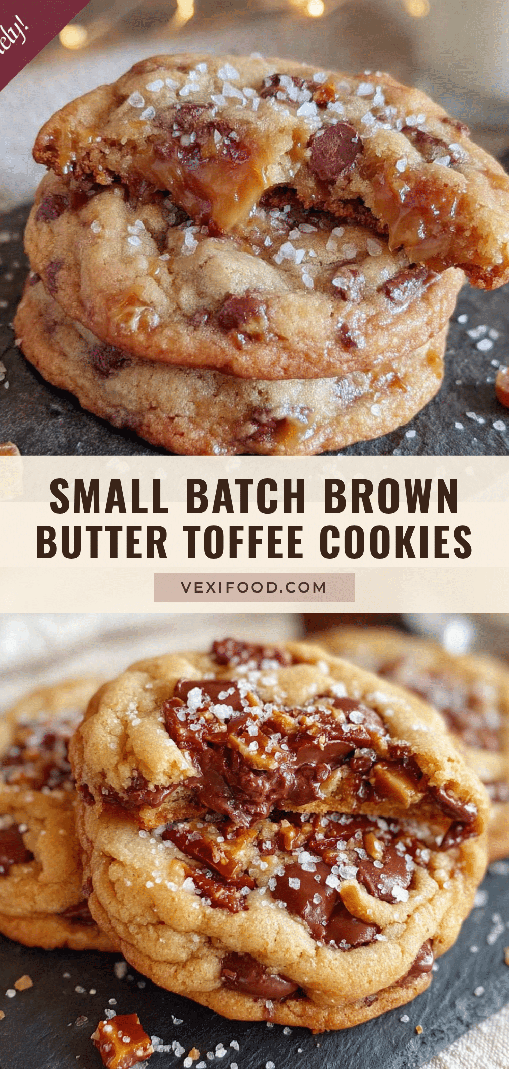brown butter toffee cookies recipe