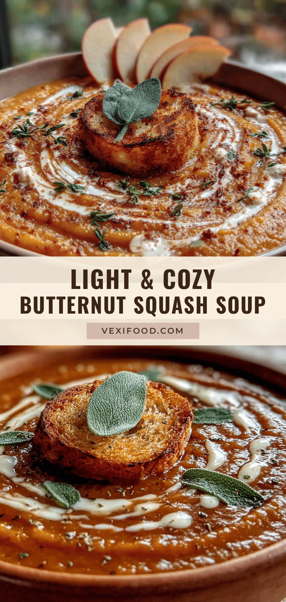 butternut squash soup with apple recipe