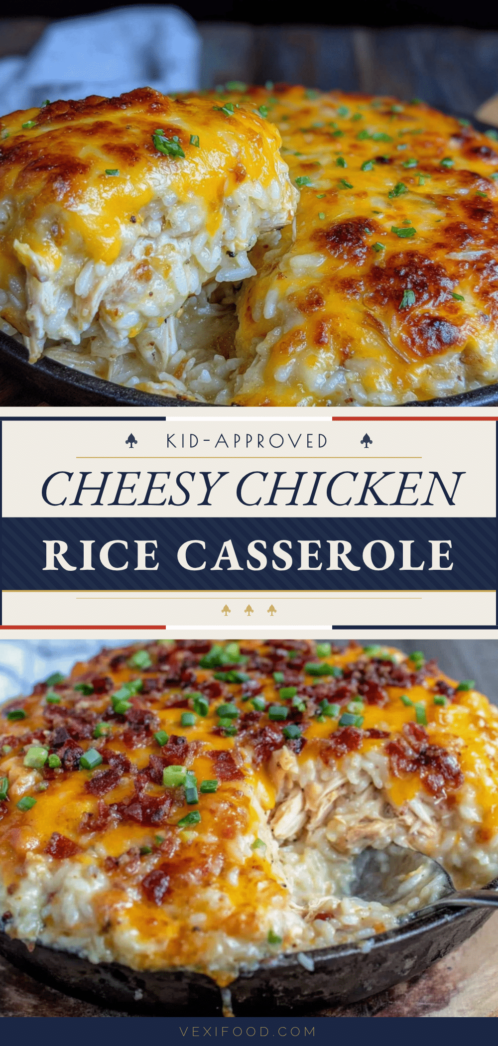 cheesy chicken and rice casserole recipe