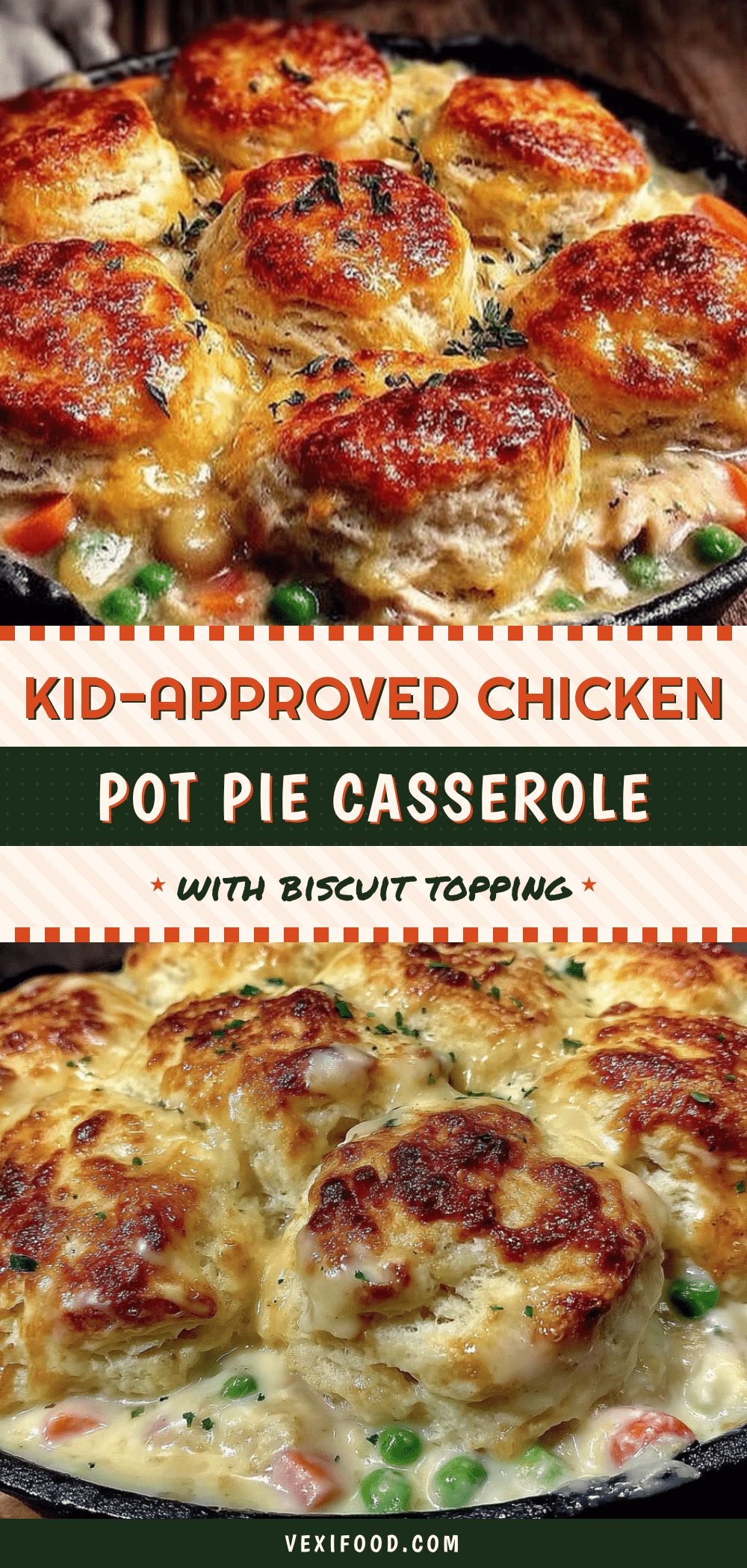 chicken pot pie casserole recipe