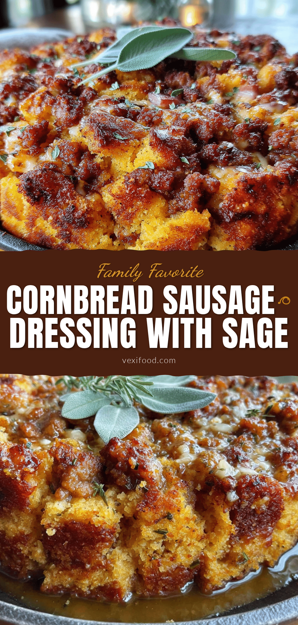 cornbread sausage dressing recipe