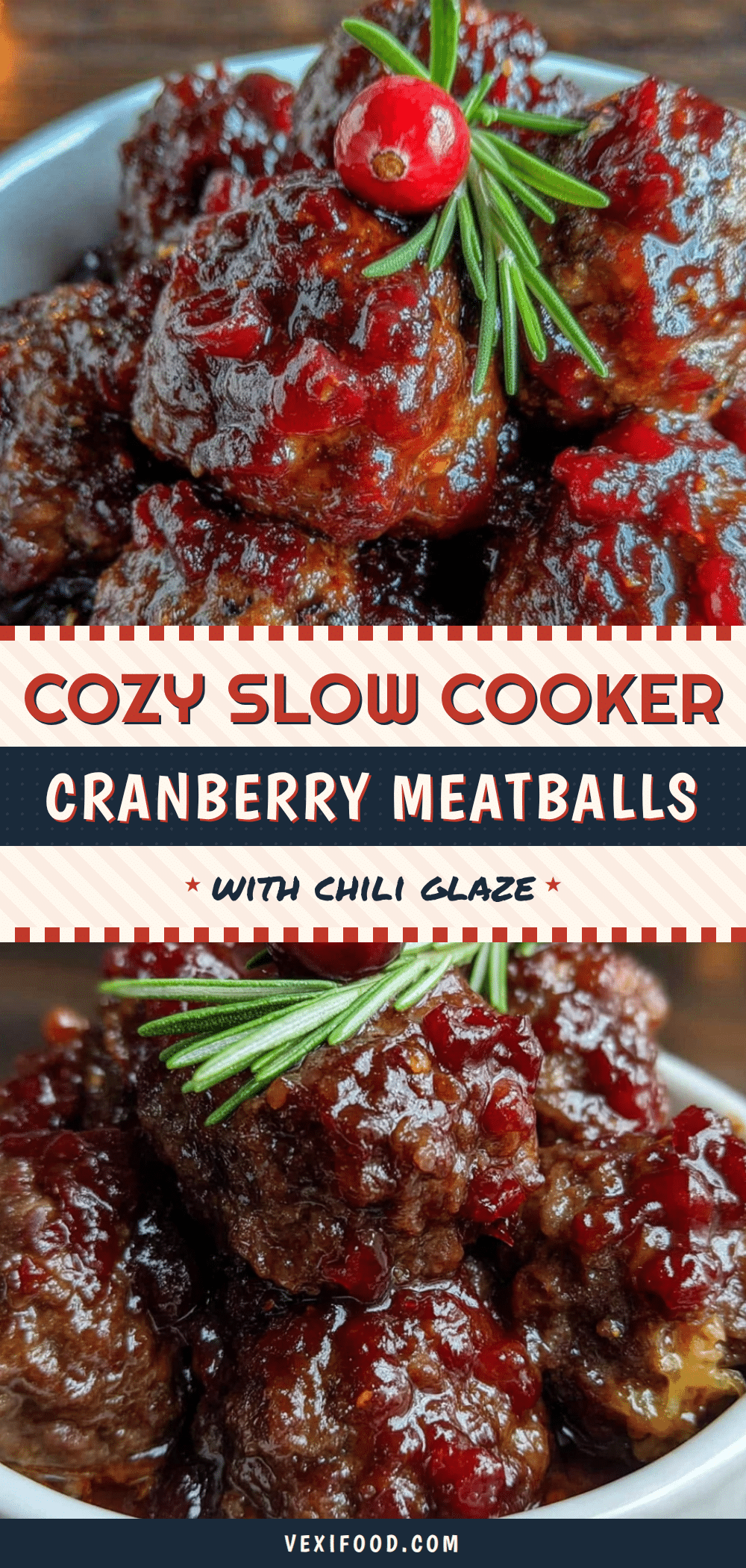 cranberry meatballs with chili glaze recipe