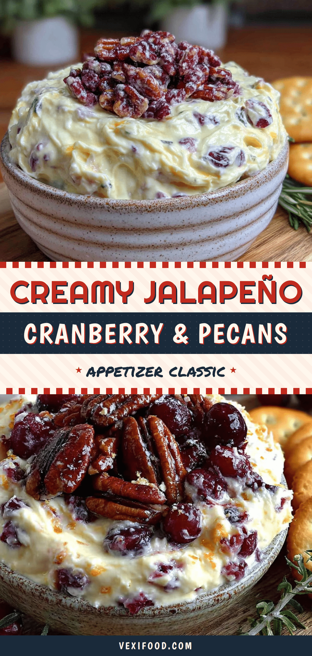 creamy jalapeño cranberry dip recipe