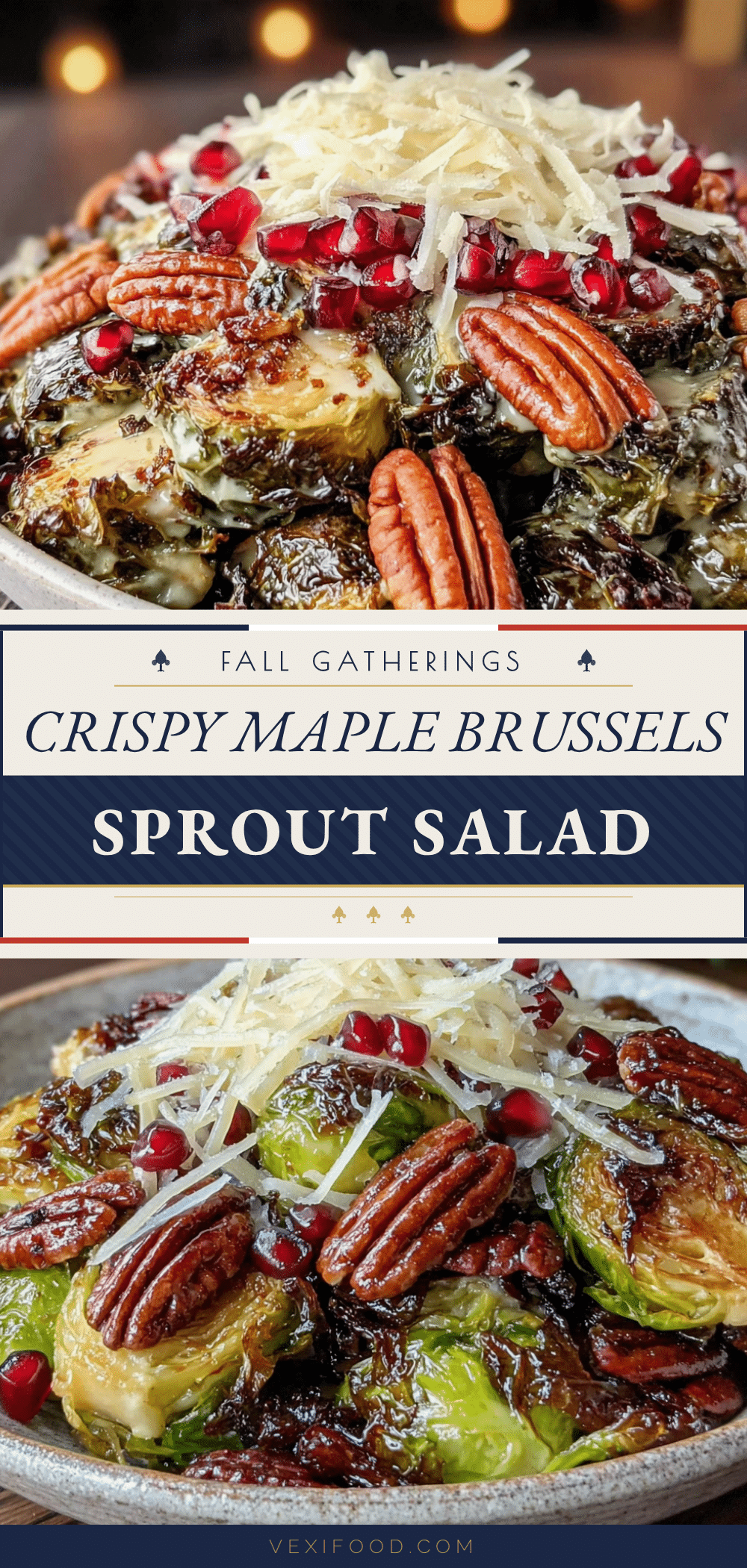 crispy maple brussels sprout salad recipe