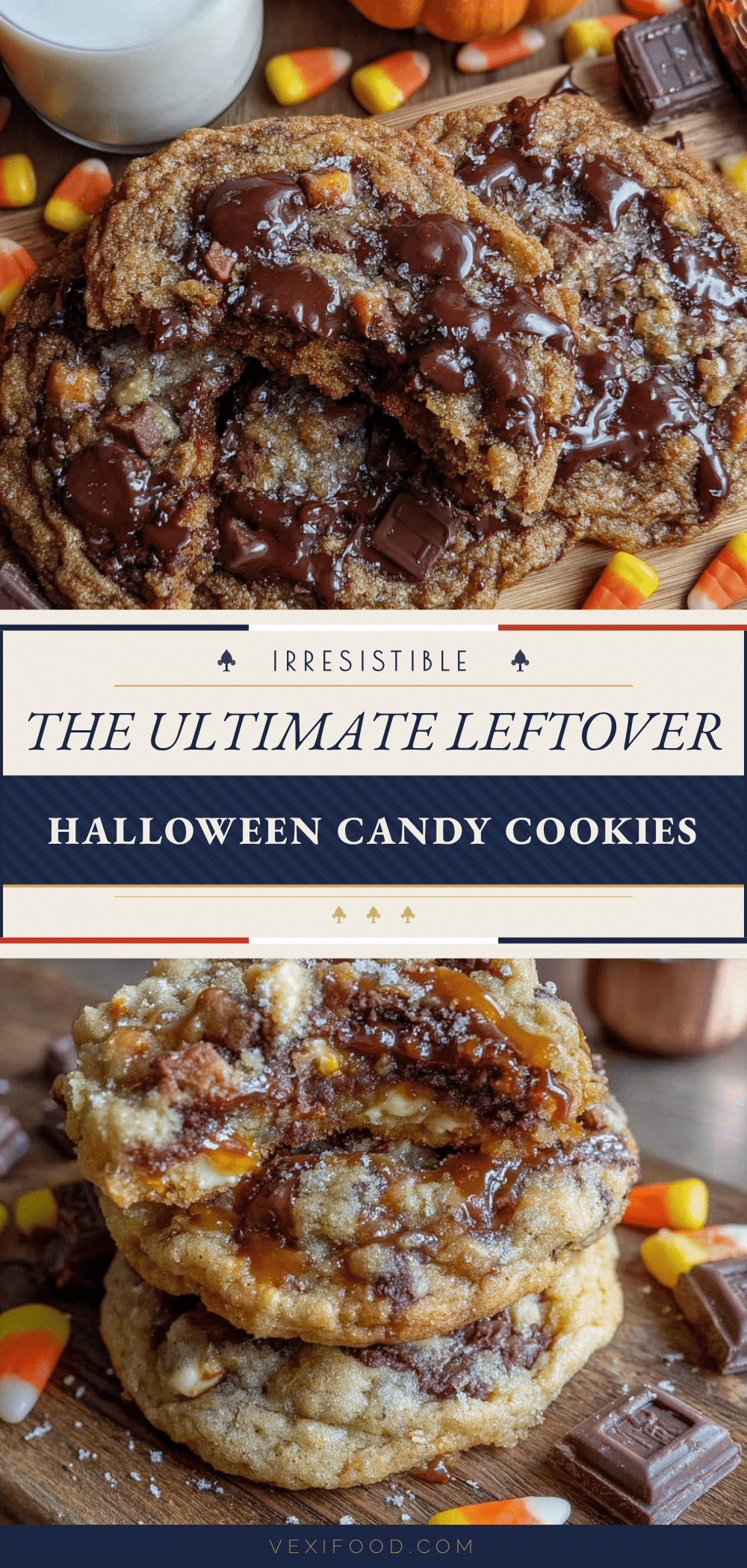 leftover halloween candy cookies recipe
