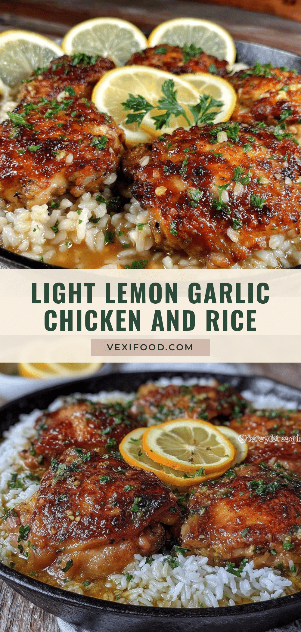 lemon garlic chicken and rice recipe