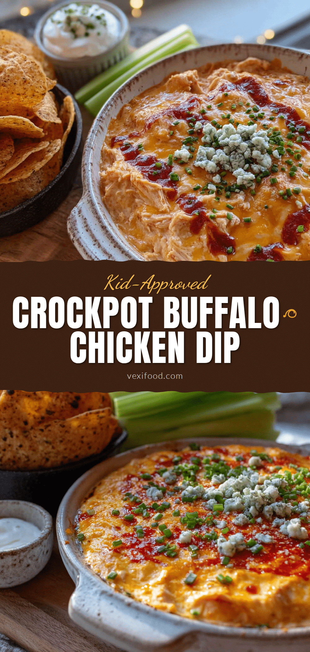 lightened up crockpot buffalo chicken dip recipe