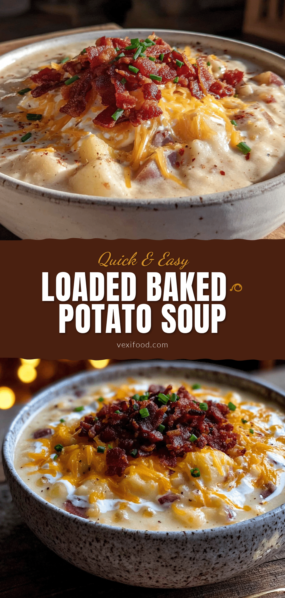 loaded baked potato soup recipe