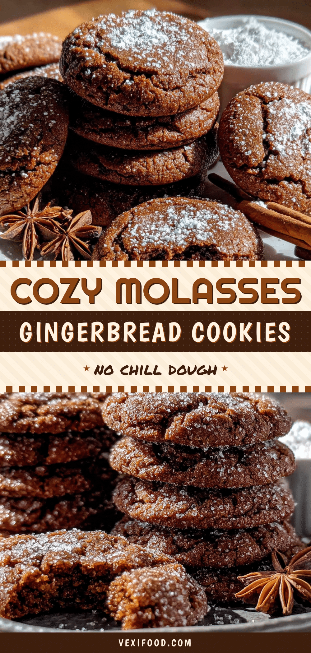 no chill gingerbread cookies recipe