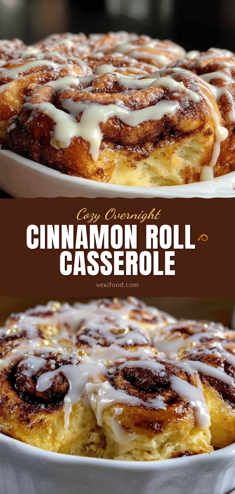 overnight cinnamon roll casserole recipe