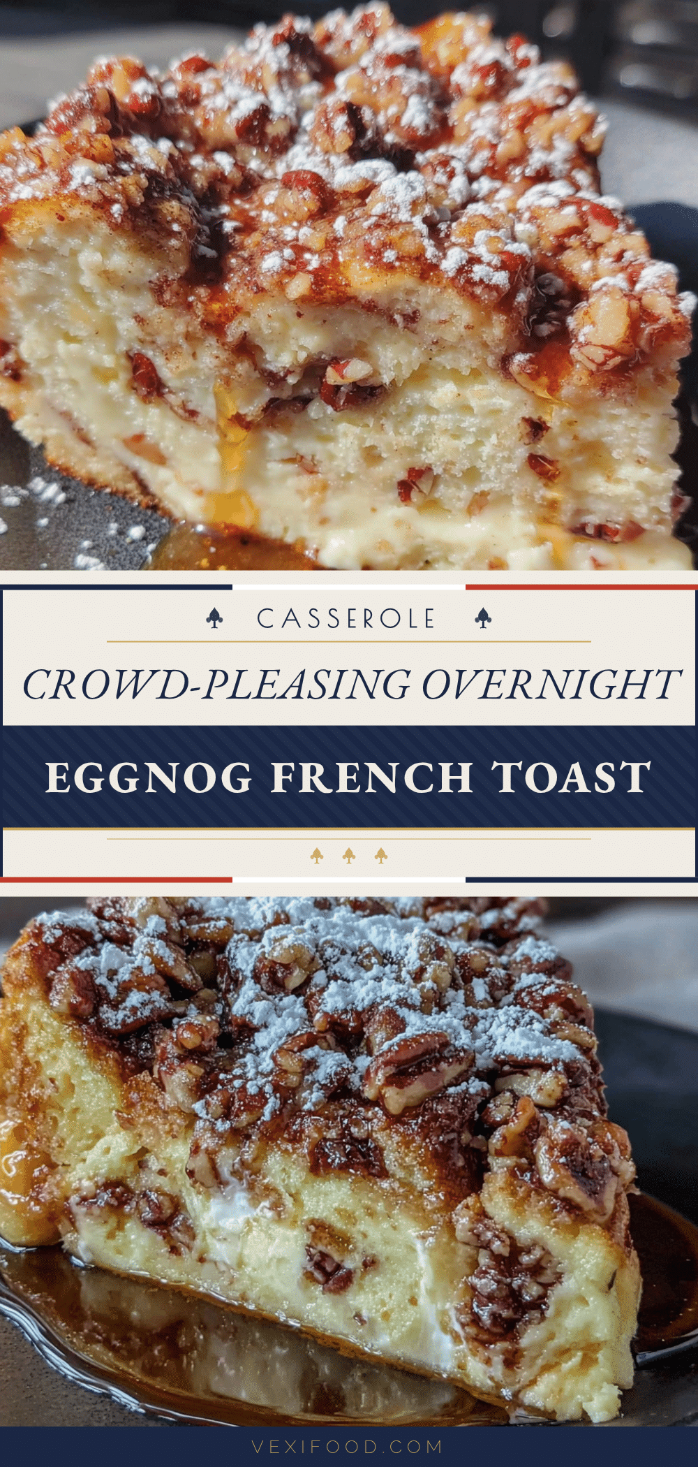 overnight eggnog french toast casserole recipe