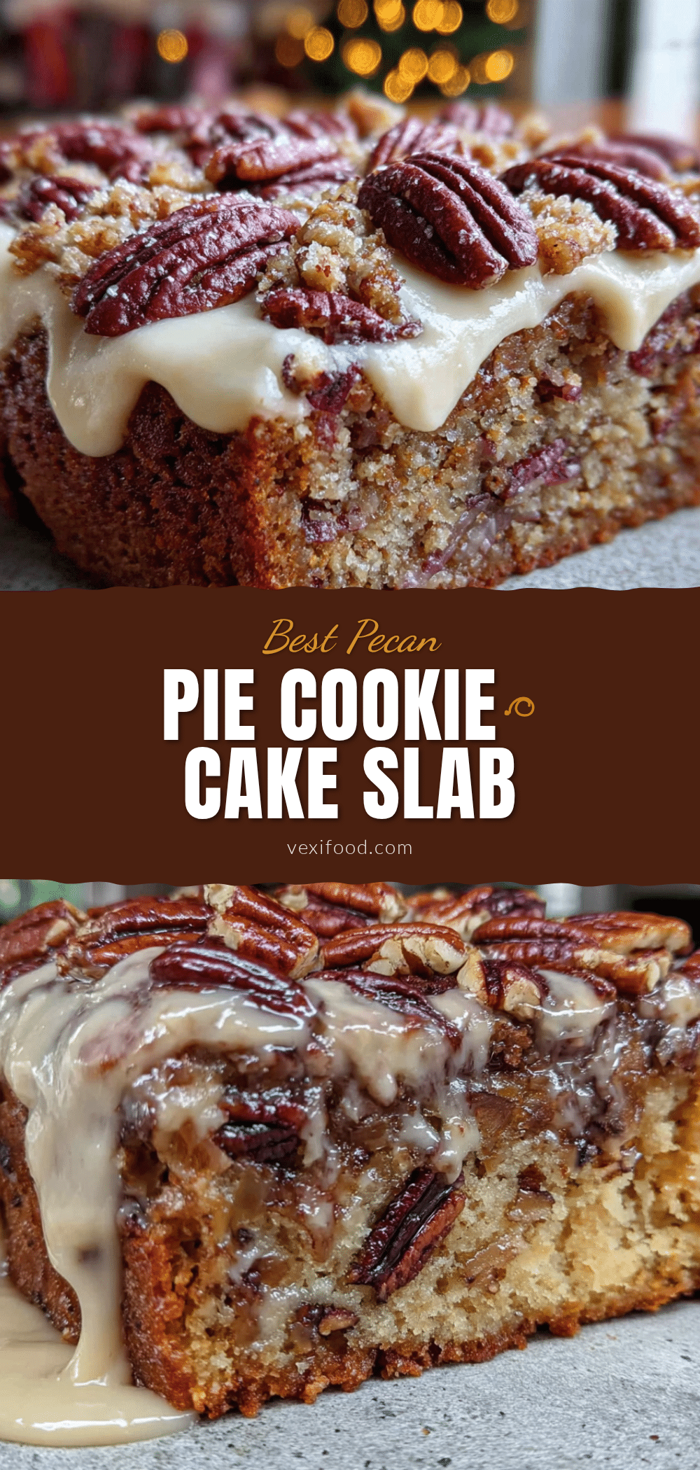 pecan pie cookie cake slab recipe