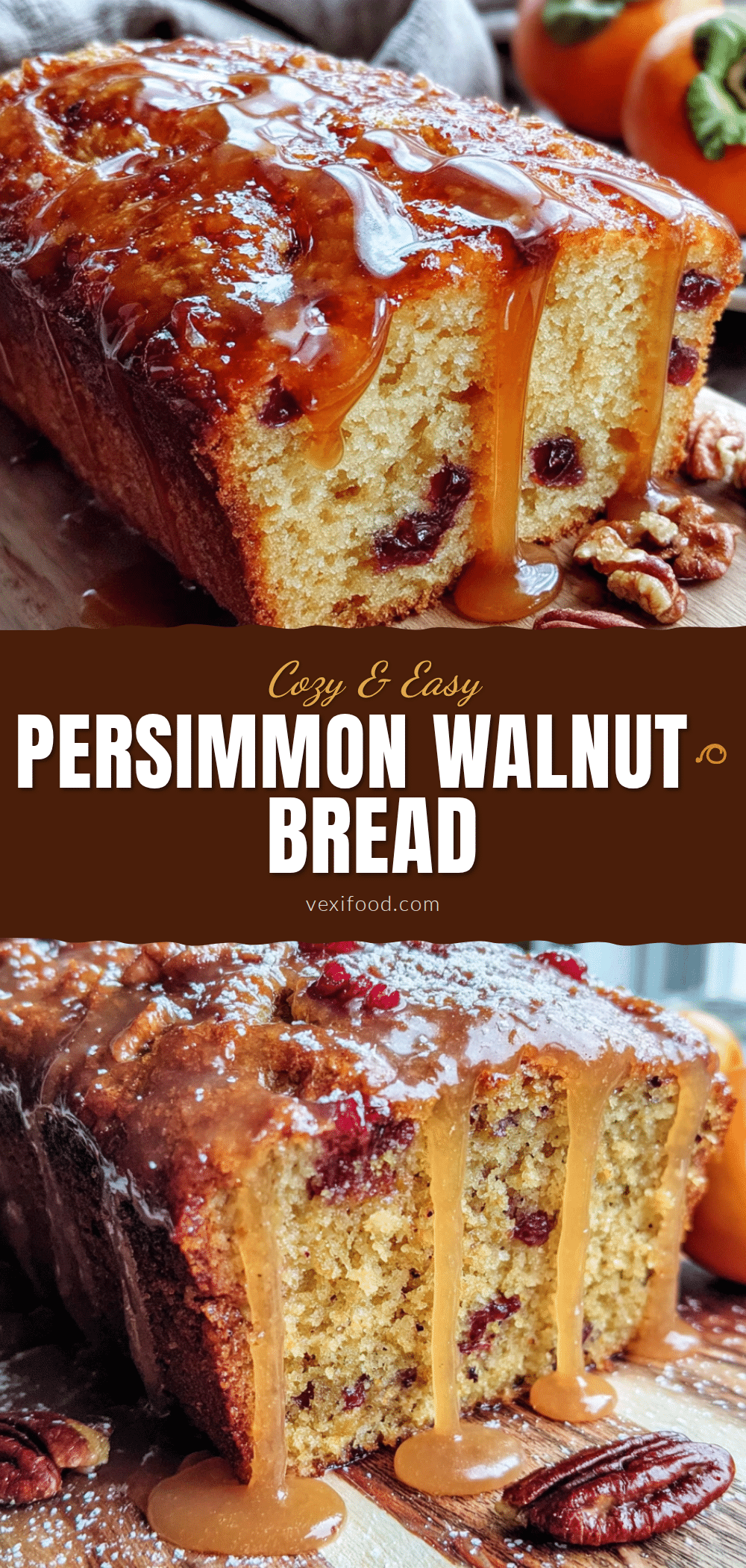 persimmon walnut bread recipe