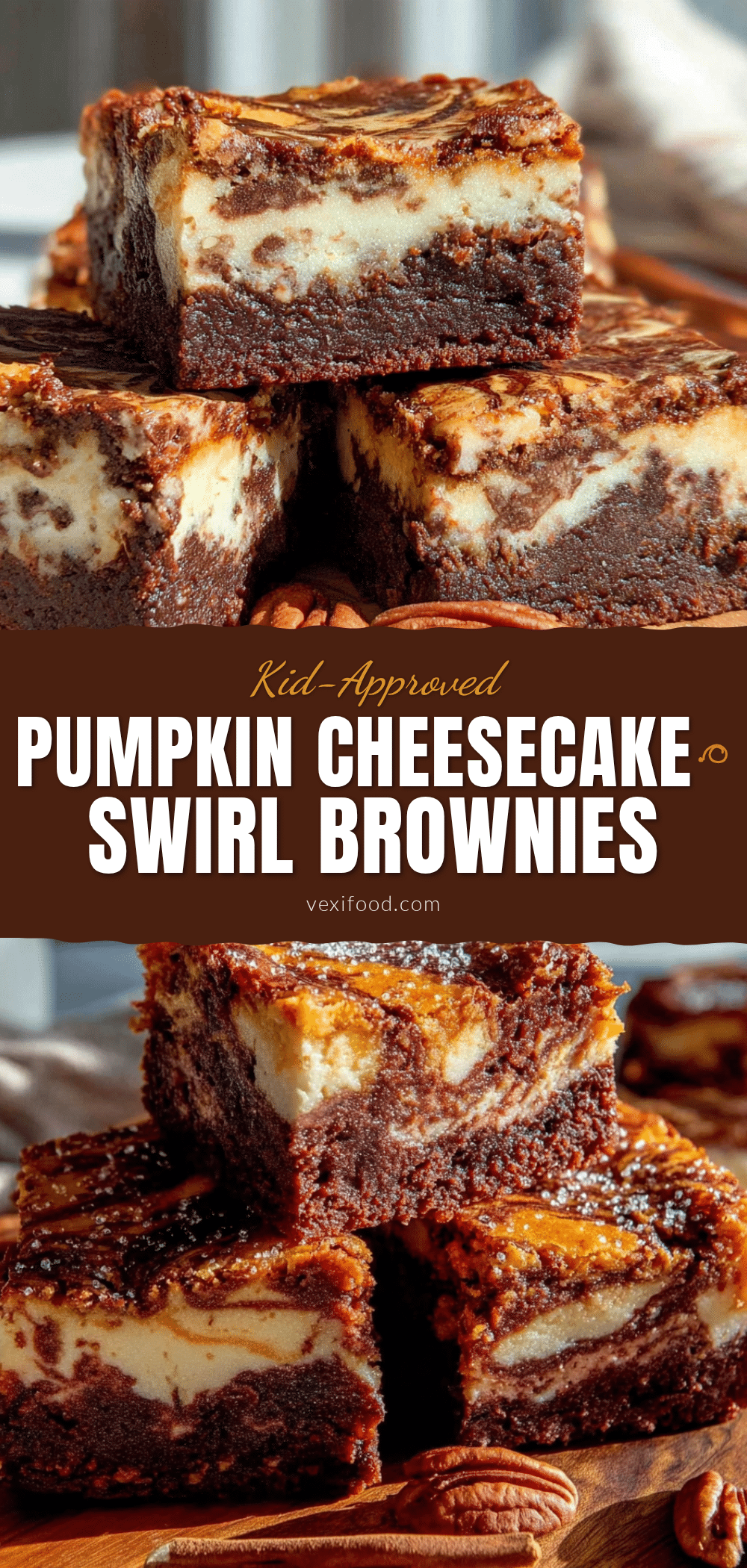 pumpkin cheesecake swirl brownies recipe