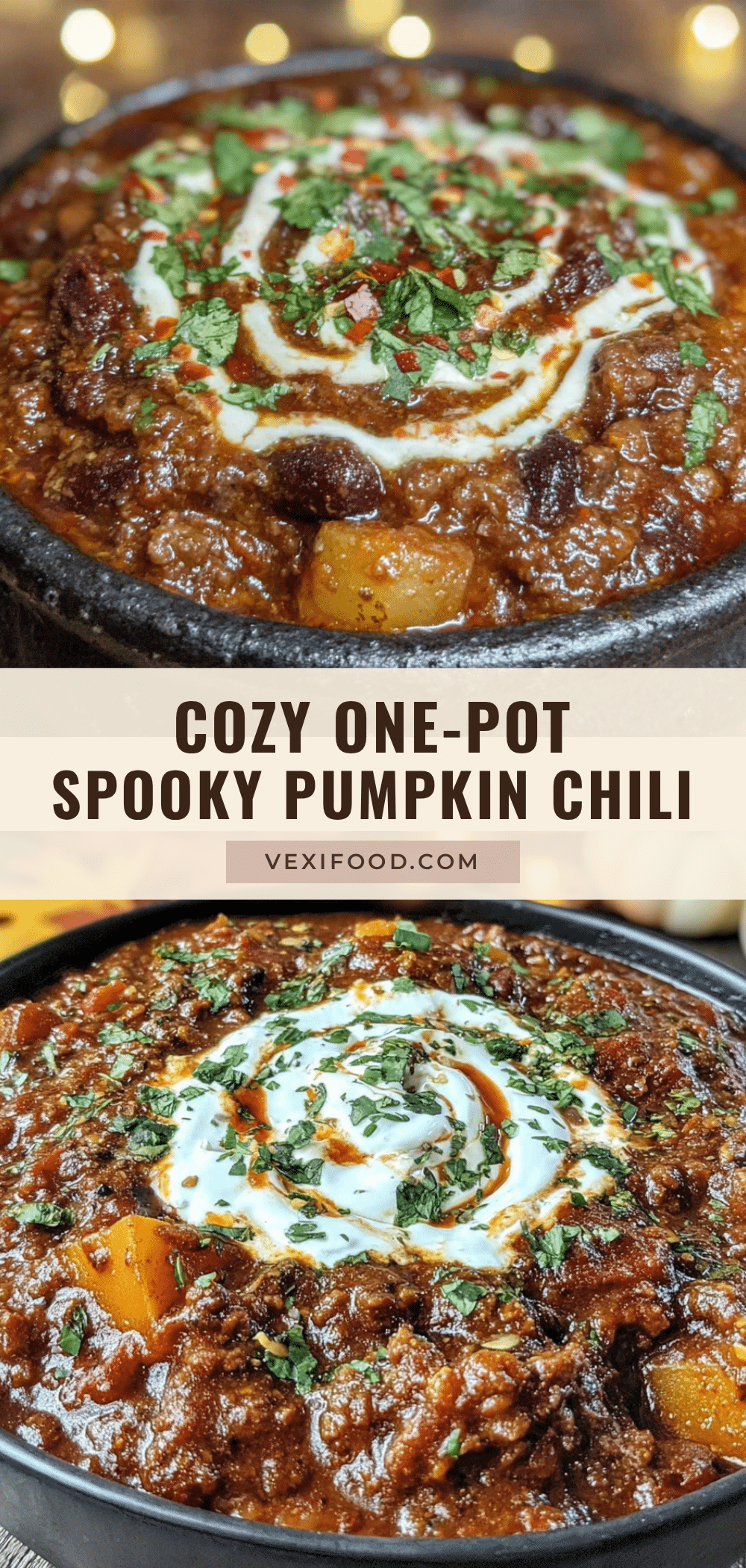 pumpkin chili for two recipe