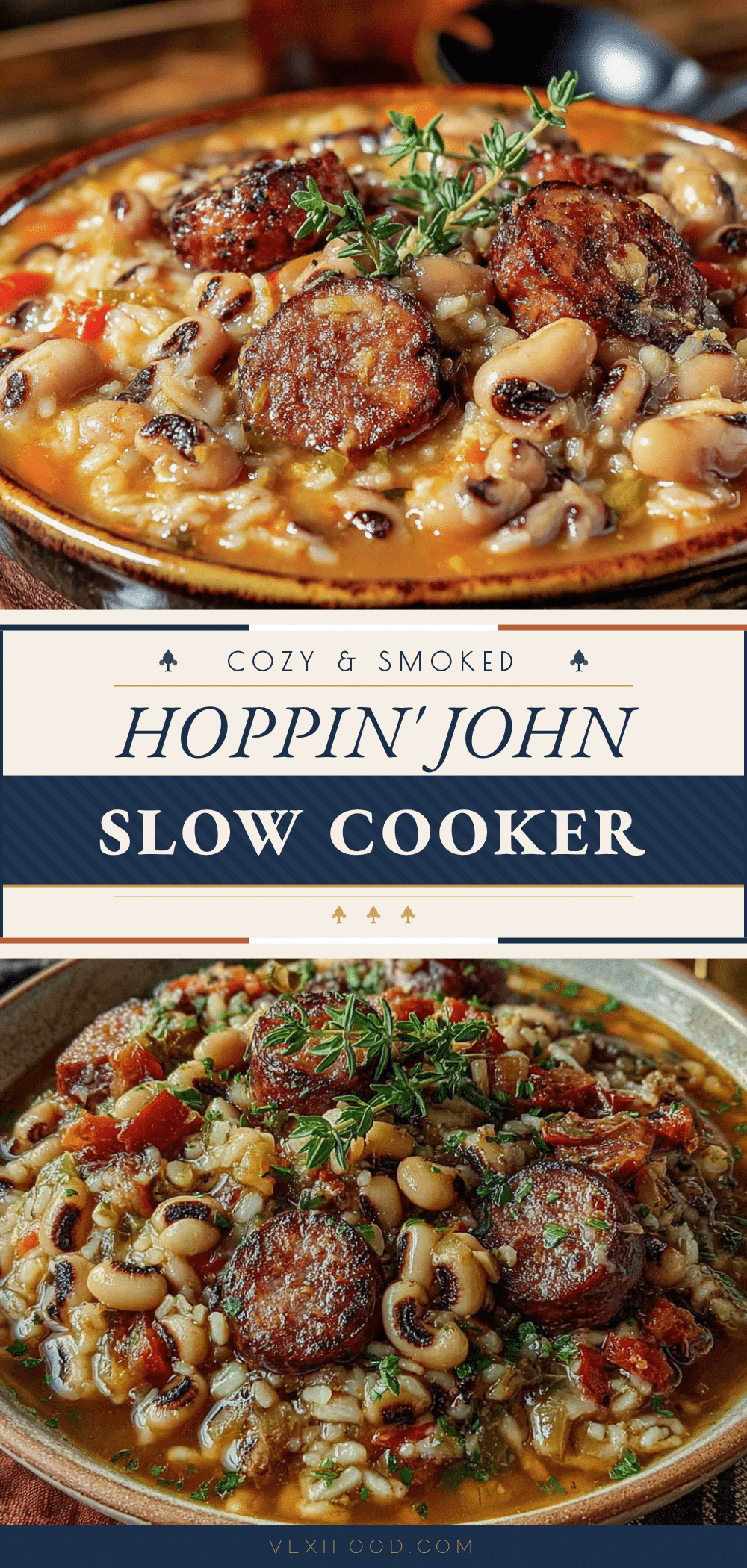 slow cooker hoppin john recipe
